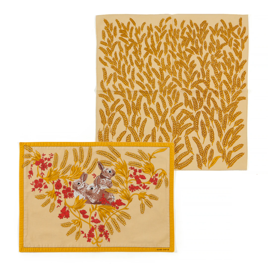 HERMÈS LES BLÉS Placemats and napkins