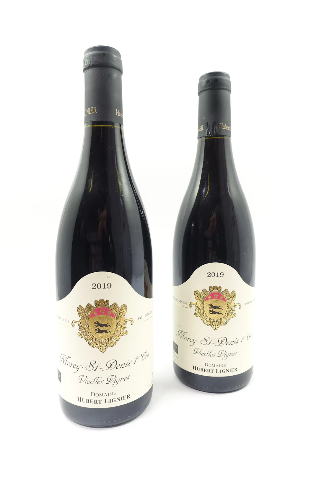 2 bts MOREY SAINT DENIS 2019 1er Cru Vieilles Vignes. Domaine Hubert Lignier