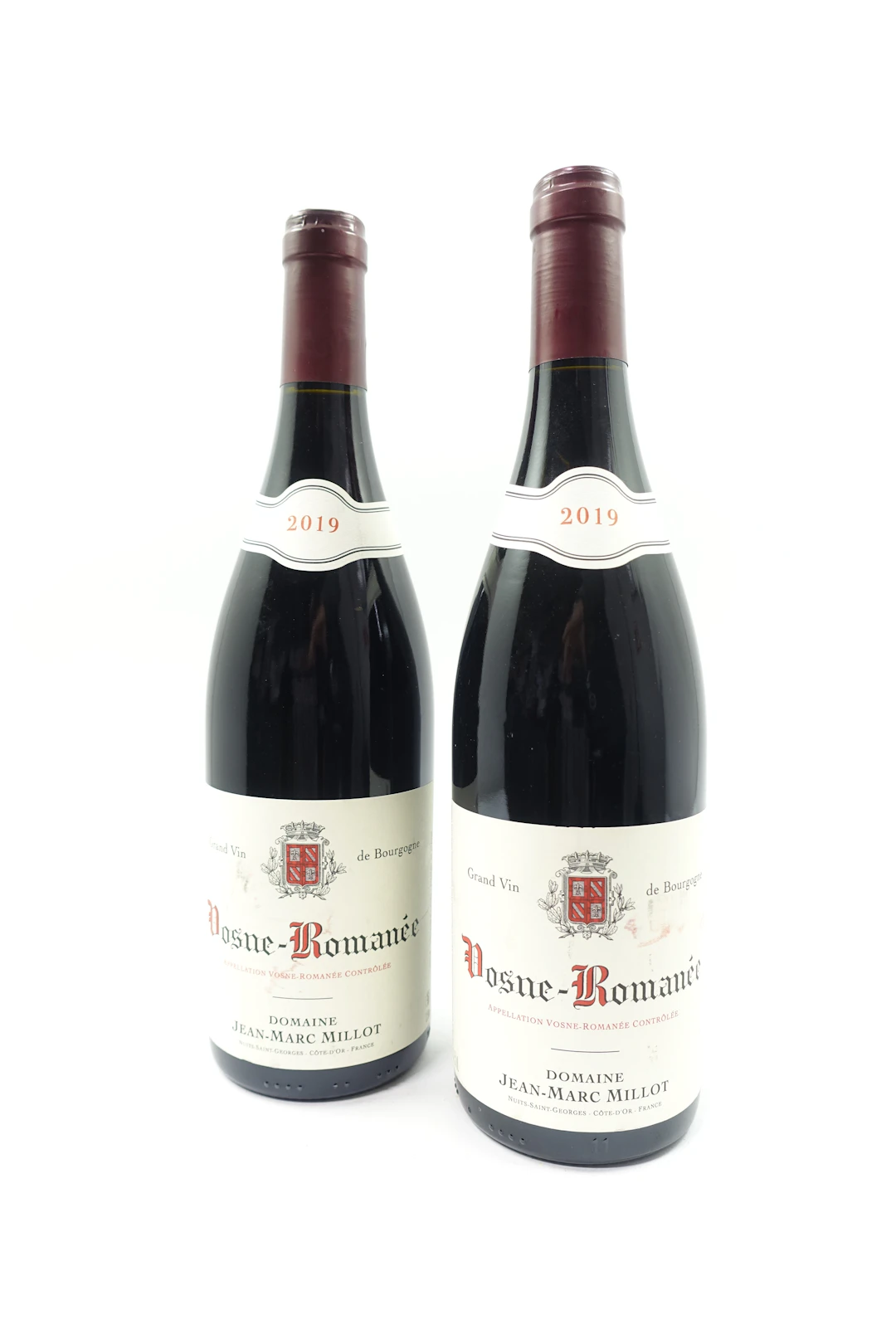 2 bts VOSNE ROMANEE 2019 Domaine Jean-Marc Millot