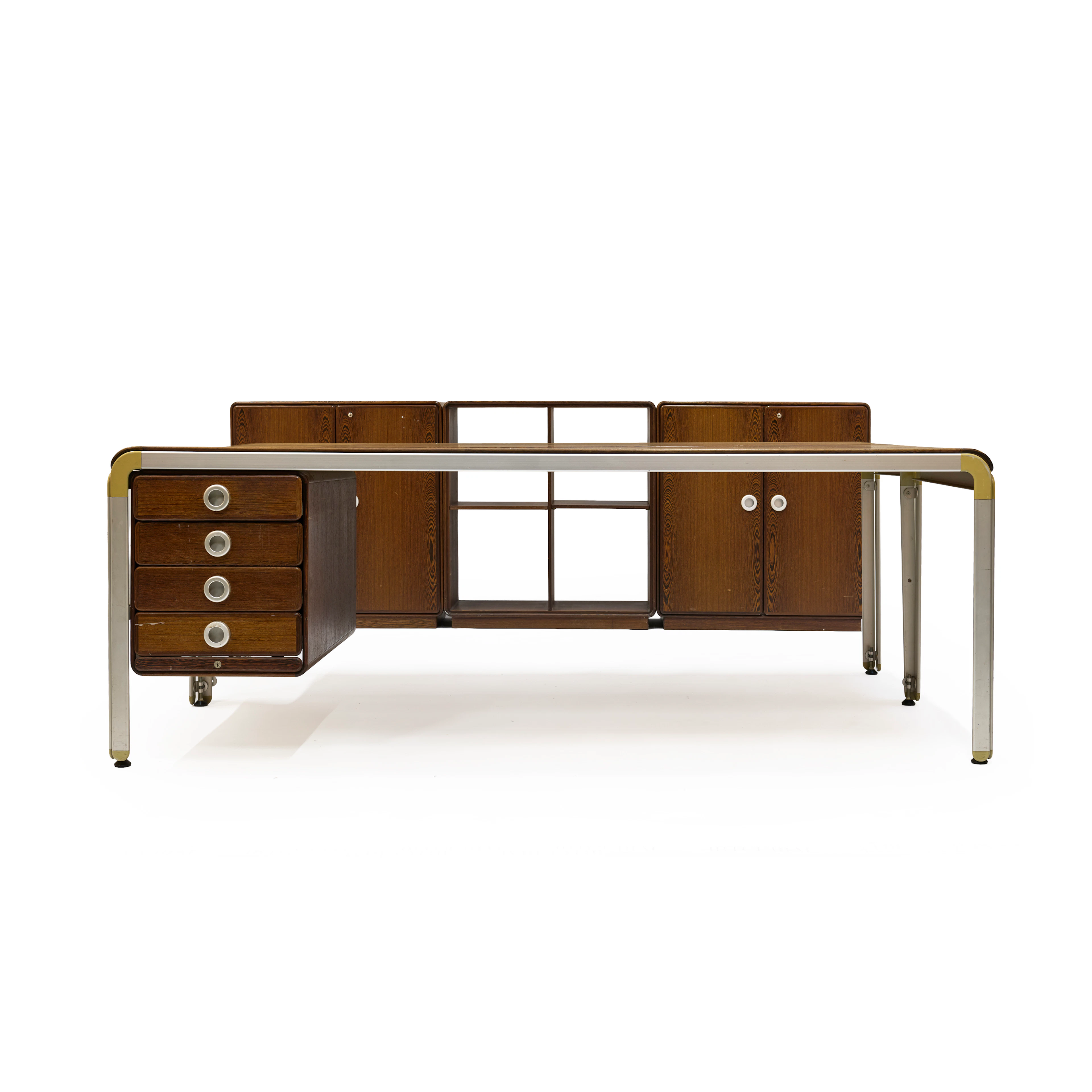 Bureau et meubles de rangement de la série "Djob" - modèles créés en 1971