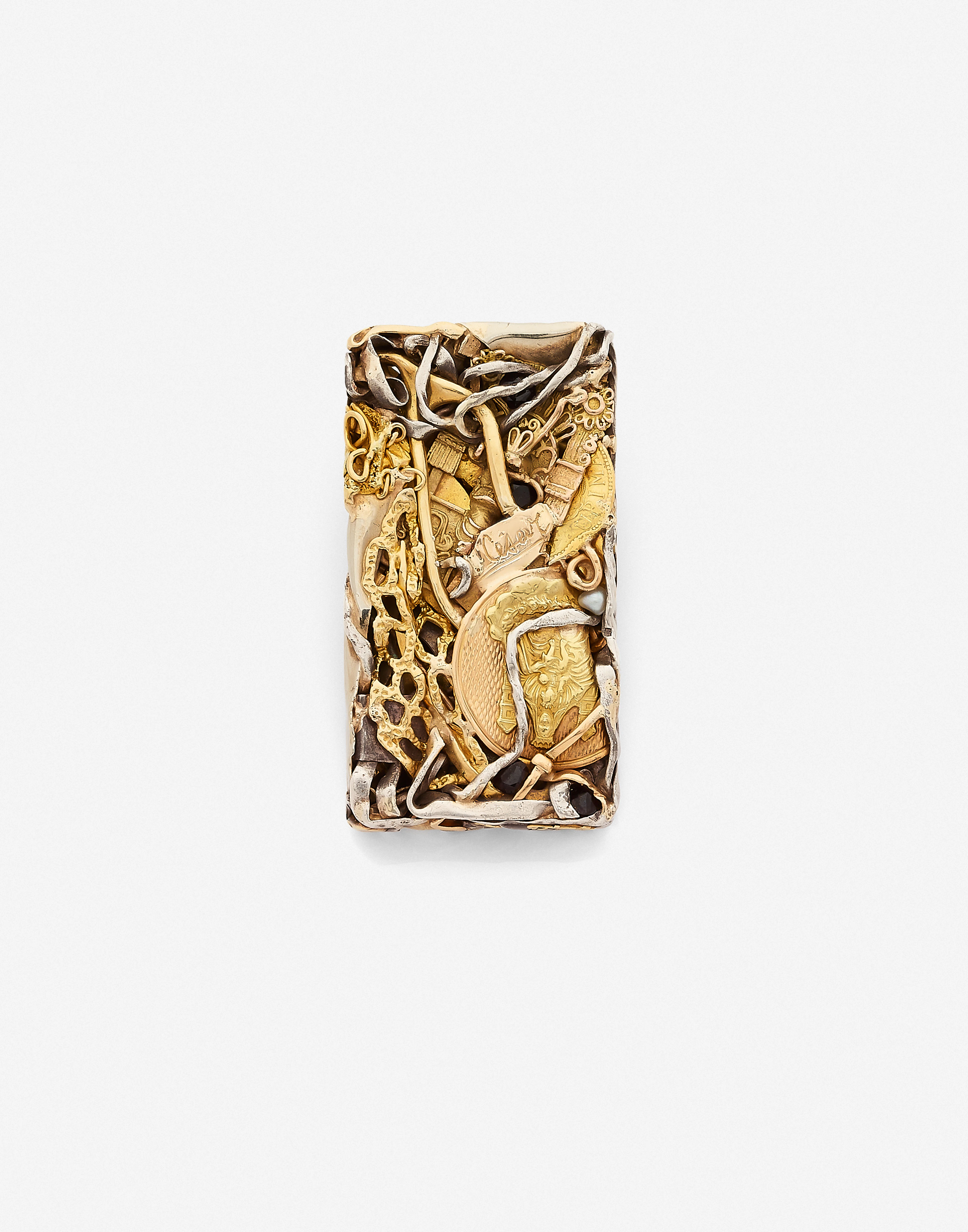 - César BALDACCINI dit CÉSAR (1921-1998) Pendentif "Compression"