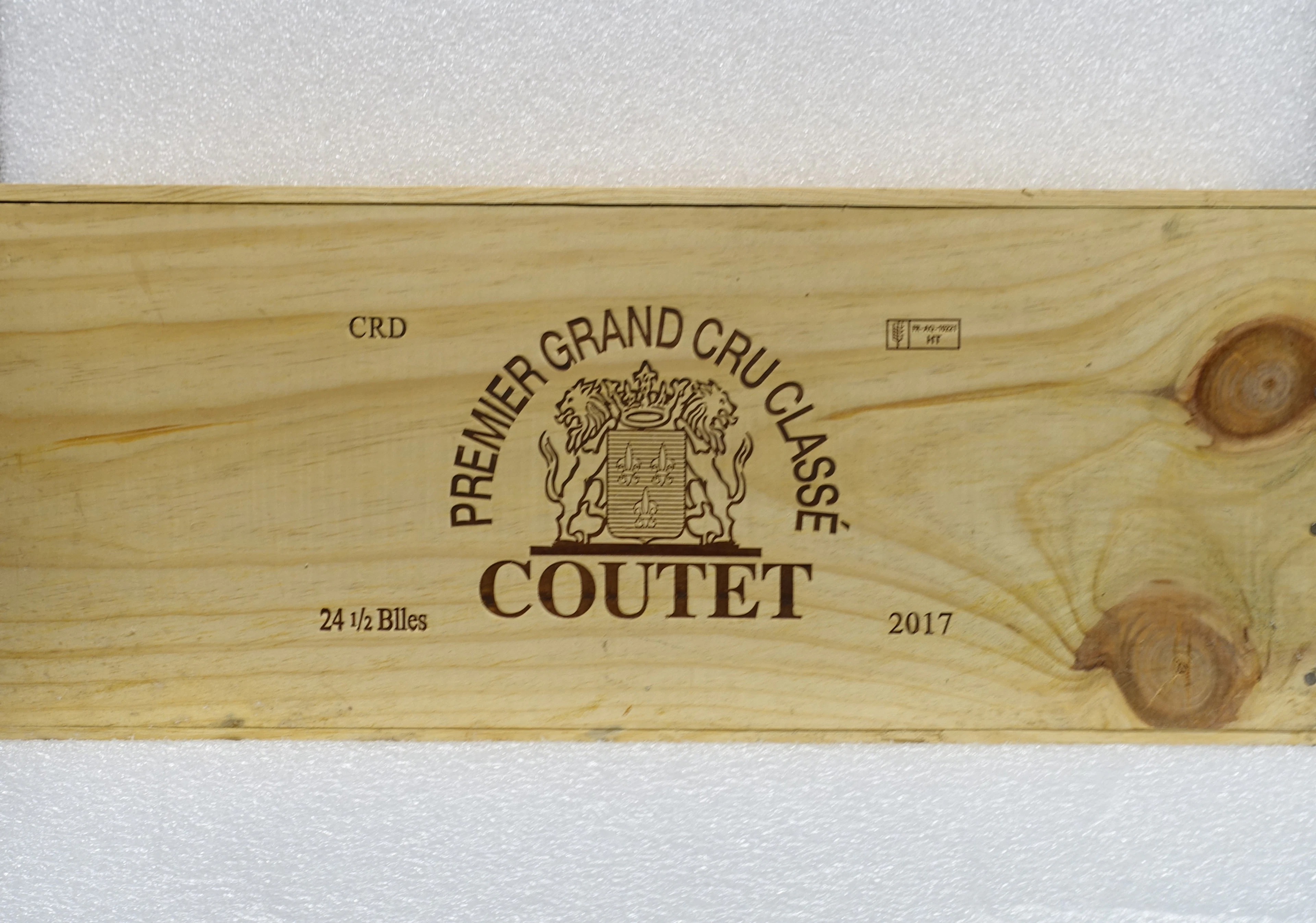 24 demi-bts CH COUTET 2017 1er cru Barsac