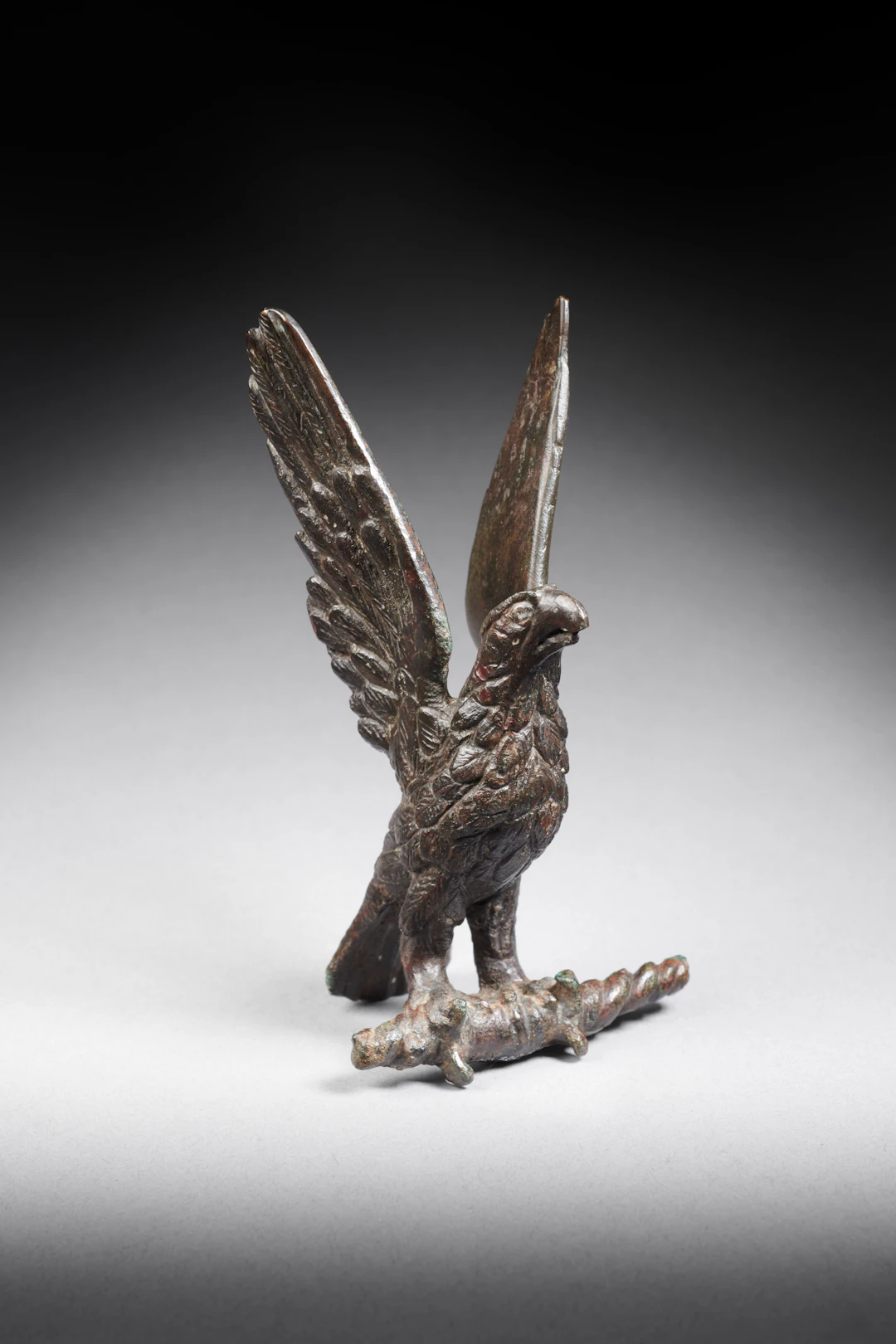 A Roman bronze eagle carrying the thunderbolt