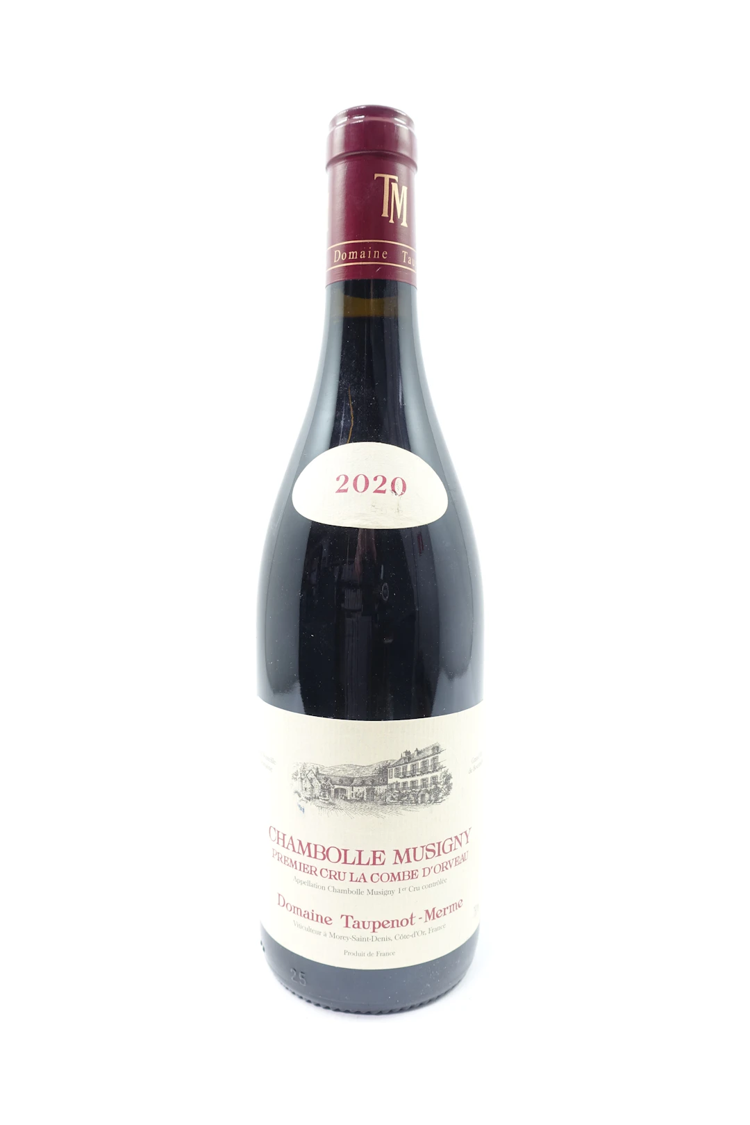 1 bt CHAMBOLLE MUSIGNY 2020 1er Cru La Combe d'Orveau. Domaine Taupenot-Merme