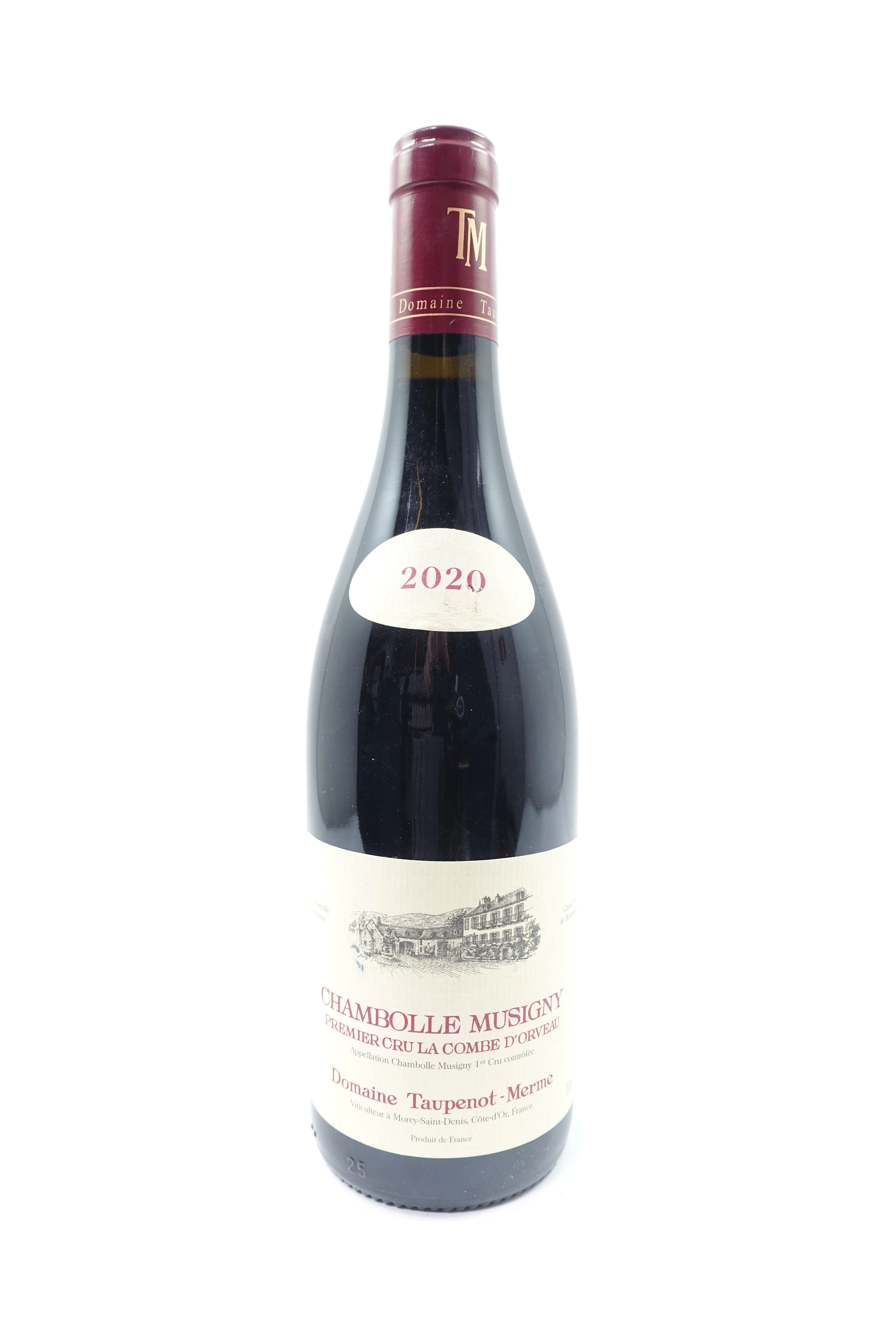 1 bt CHAMBOLLE MUSIGNY 2020 1er Cru La Combe d'Orveau. Domaine Taupenot-Merme