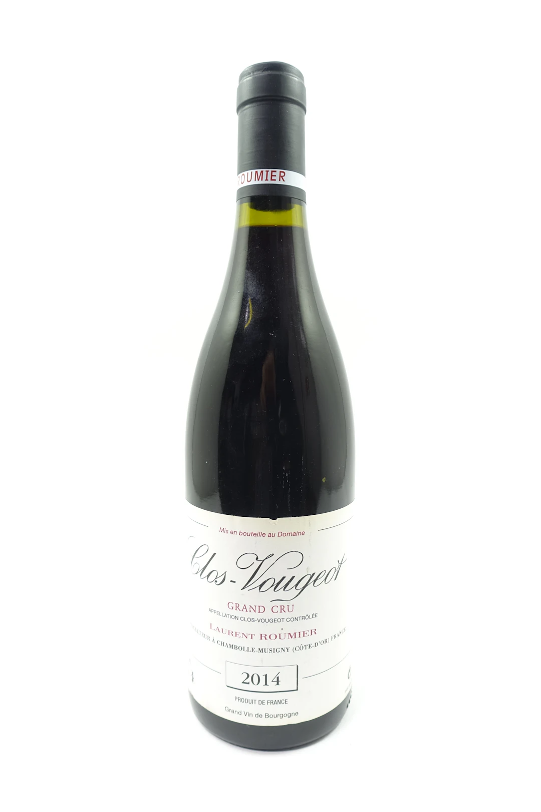 1 bt CLOS DE VOUGEOT 2014 Grand Cru. Laurent Roumier