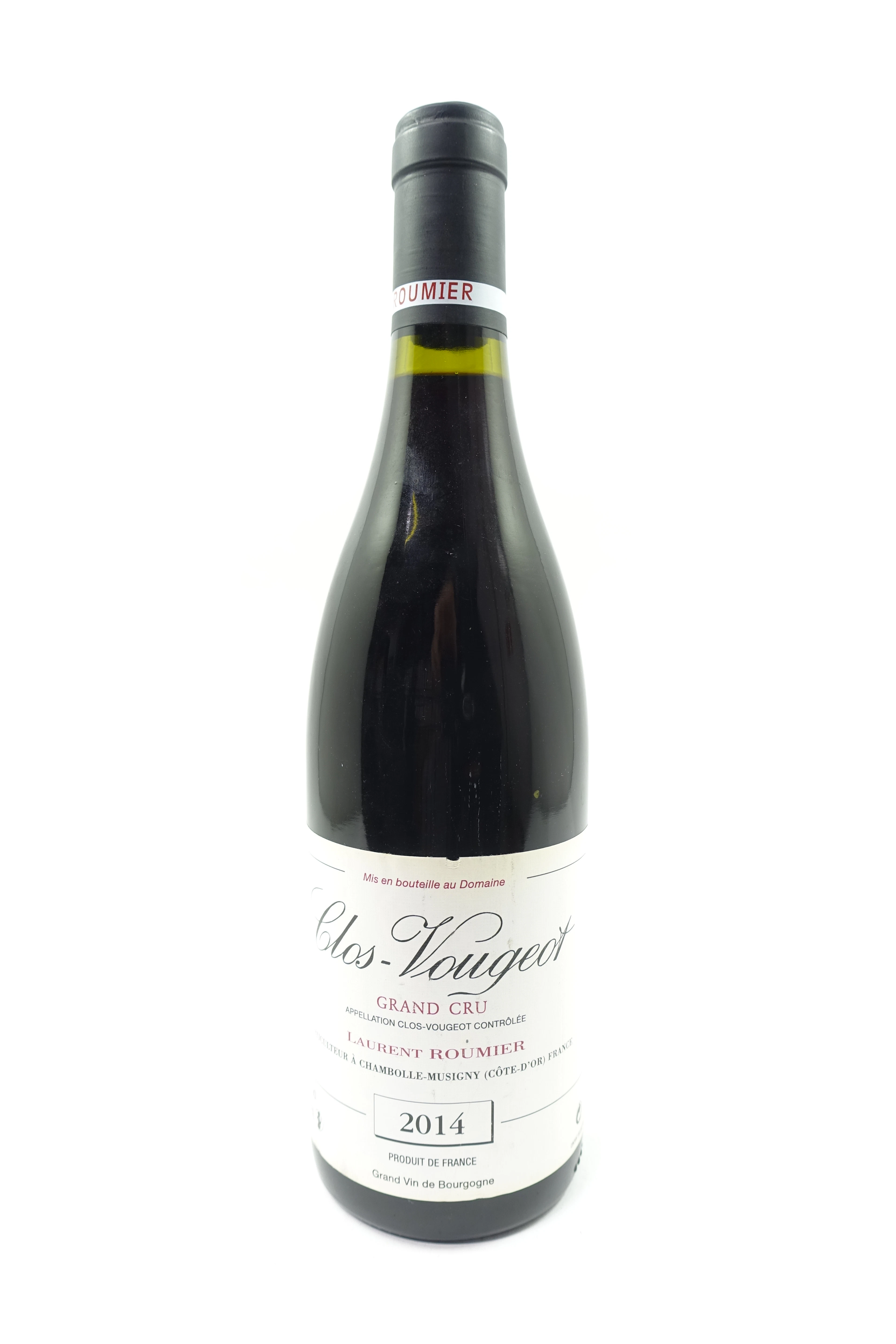 1 bt CLOS DE VOUGEOT 2014 Grand Cru. Laurent Roumier