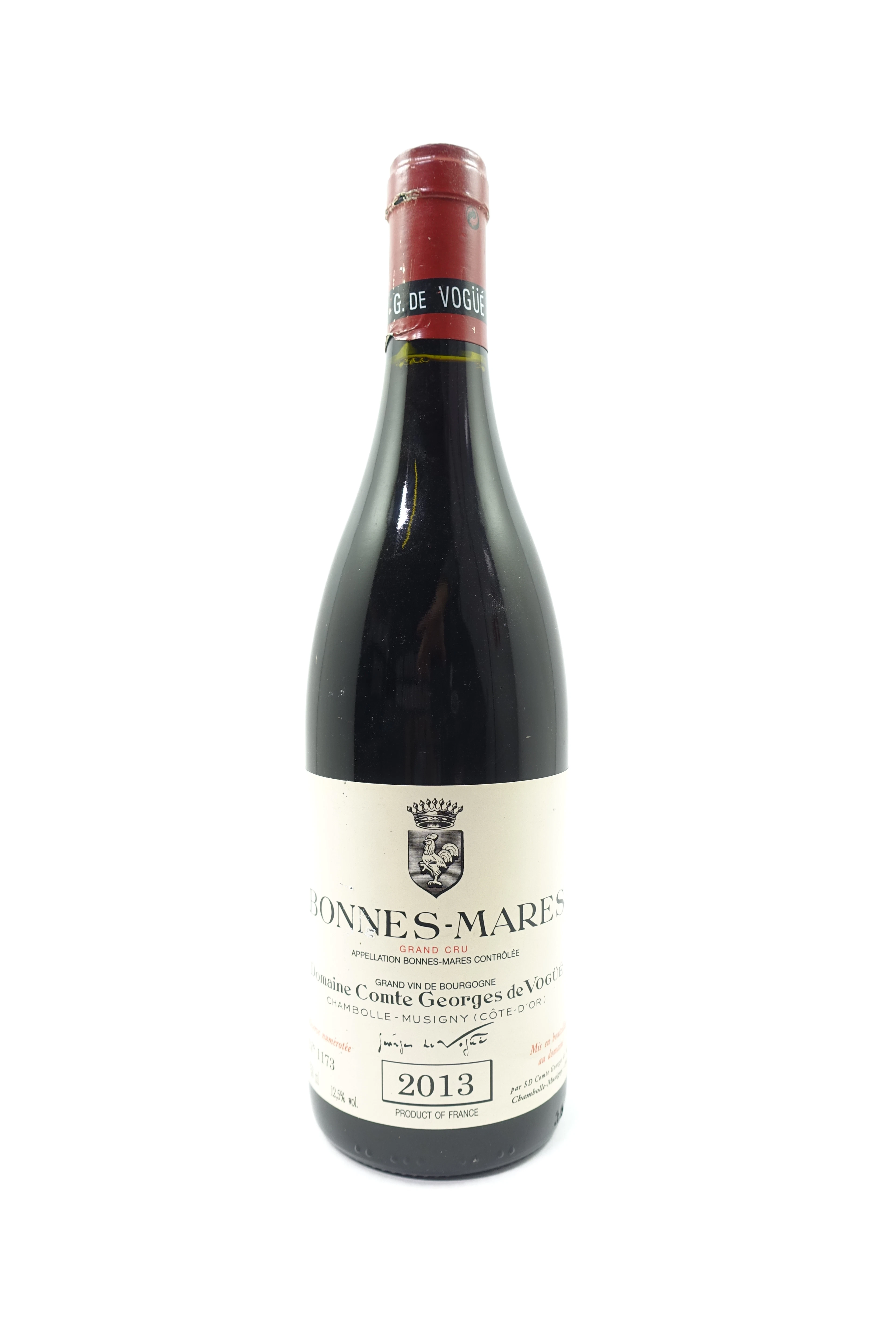 1 bt BONNES MARES 2013 Grand Cru. Domaine Comte Georges de Vogüé
