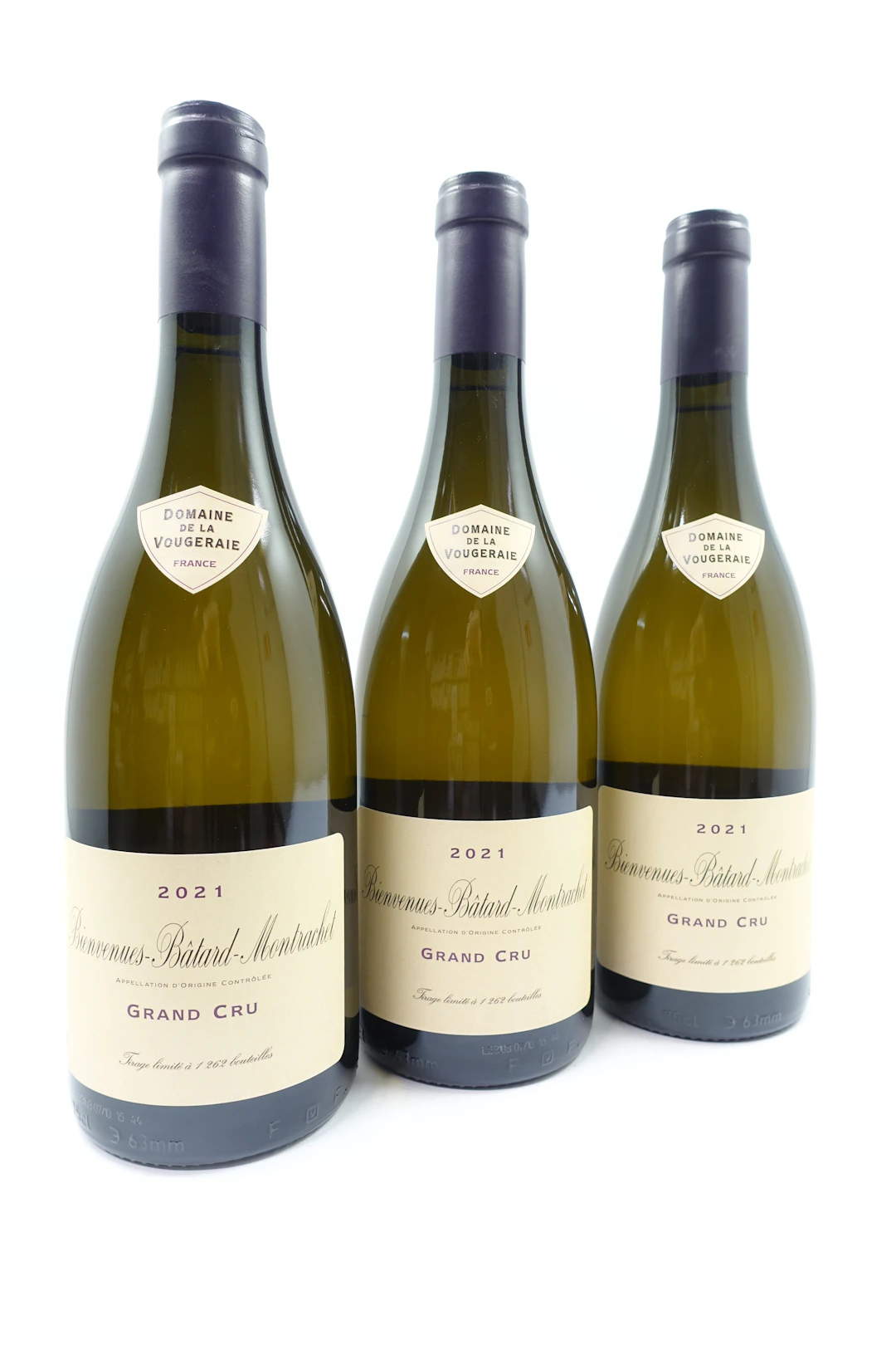 3 bts BIENVENUES BATARD MONTRACHET 2021 Grand Cru. Domaine de la Vougeraie