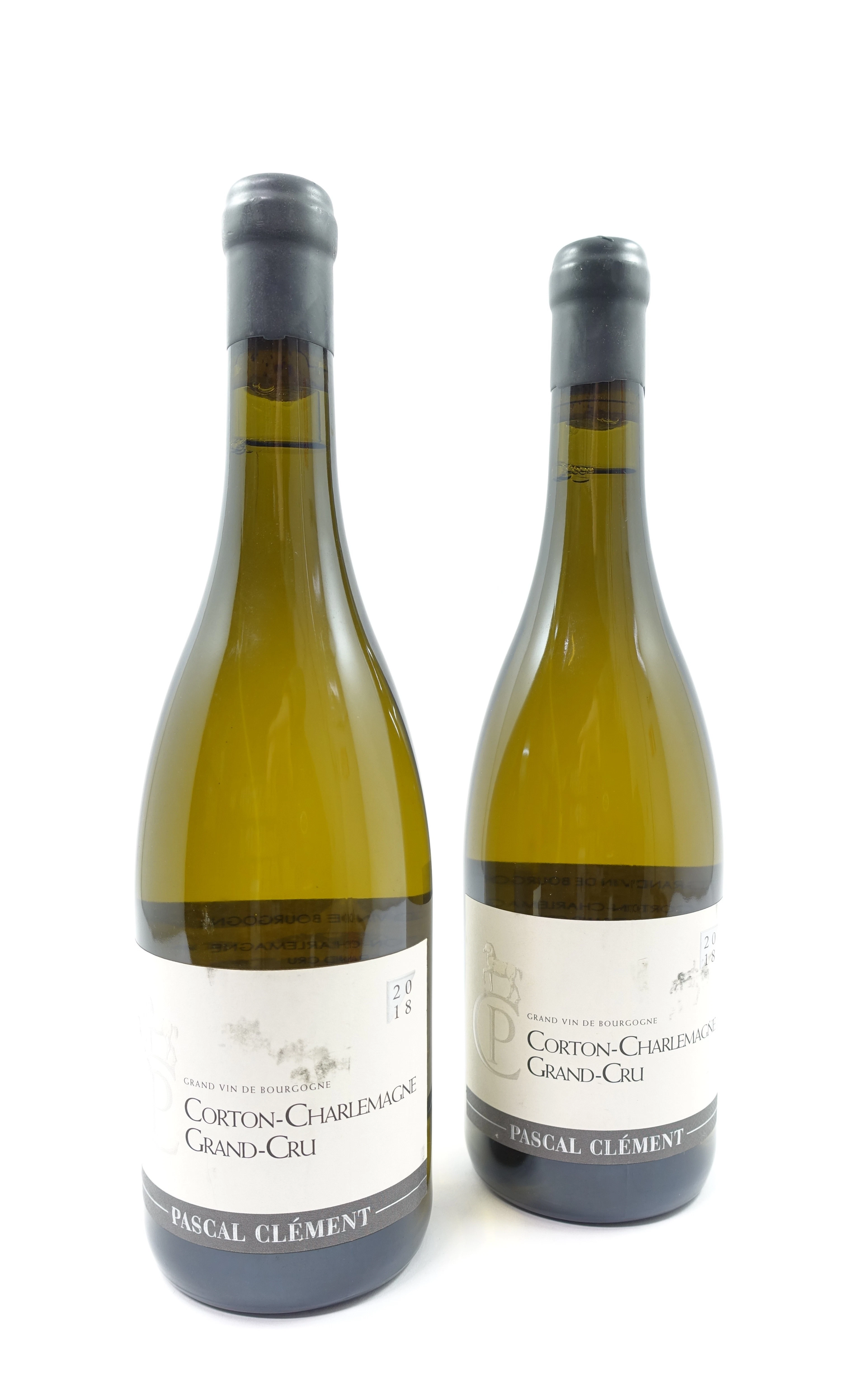 2 bts CORTON CHARLEMAGNE 2018 Grand Cru. Pascal Clément