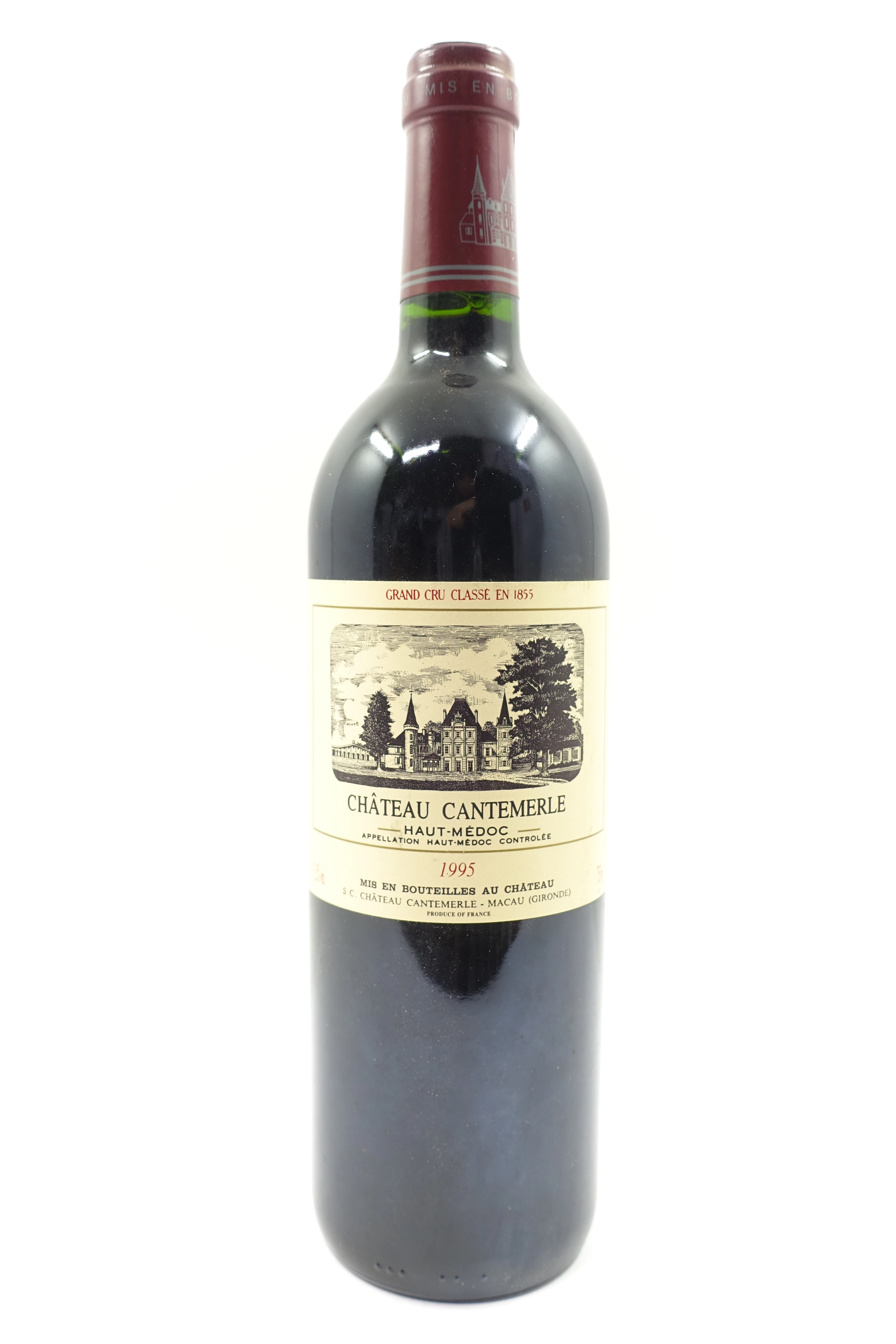 1 bt CH CANTEMERLE 1995 5è GC Haut Médoc