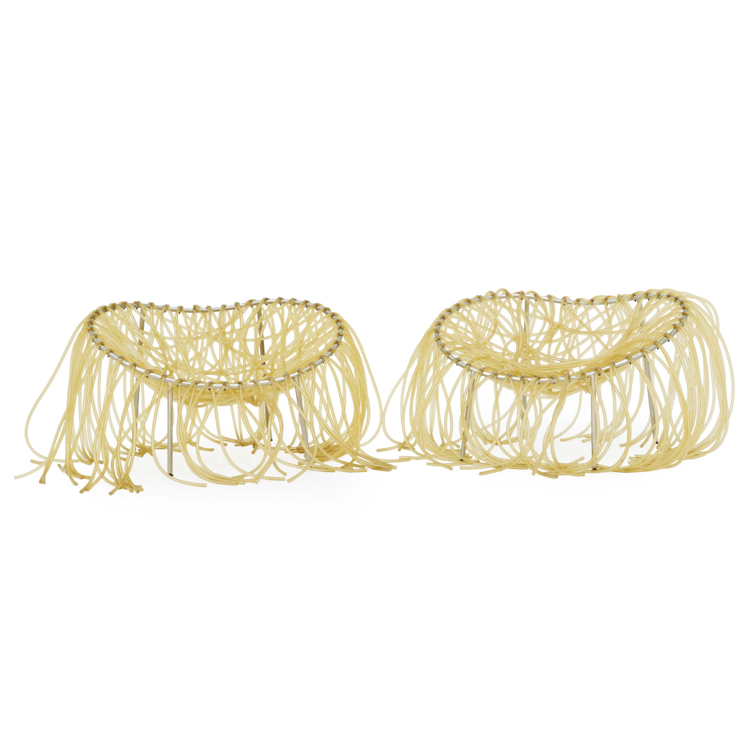 Paire de fauteuils "Anémone" - 2000