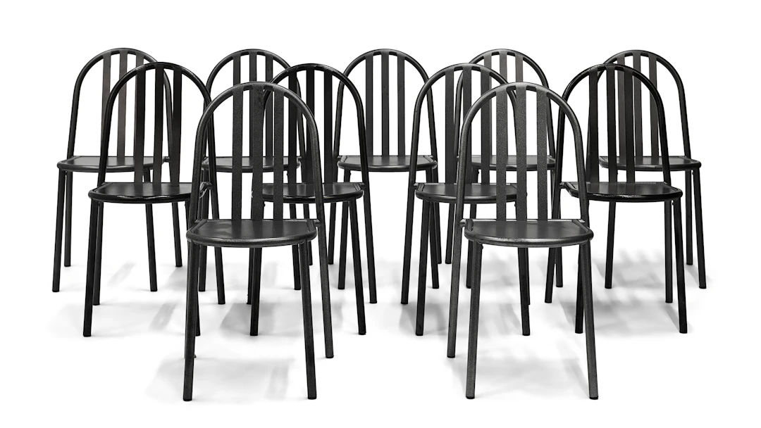 Set of eleven chairs—a design created in 1930; ours were made after 1980