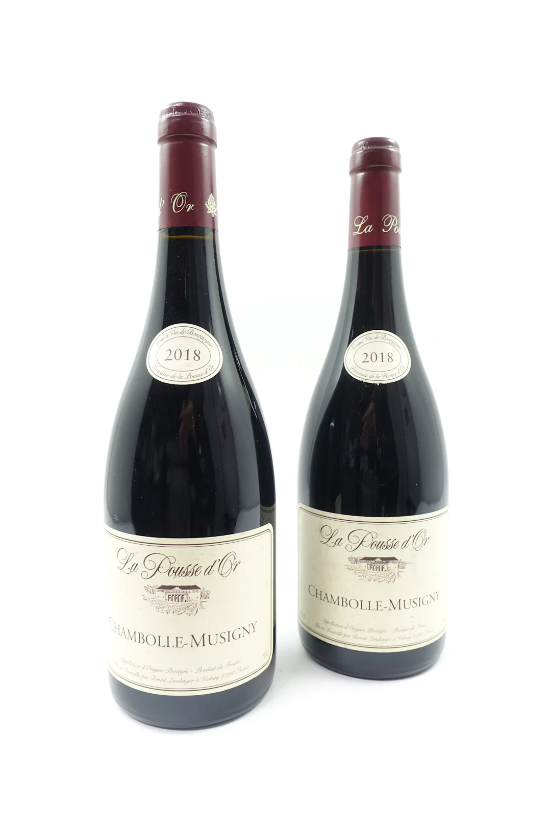 2 bts CHAMBOLLE MUSIGNY 2018 La Pousse d'Or