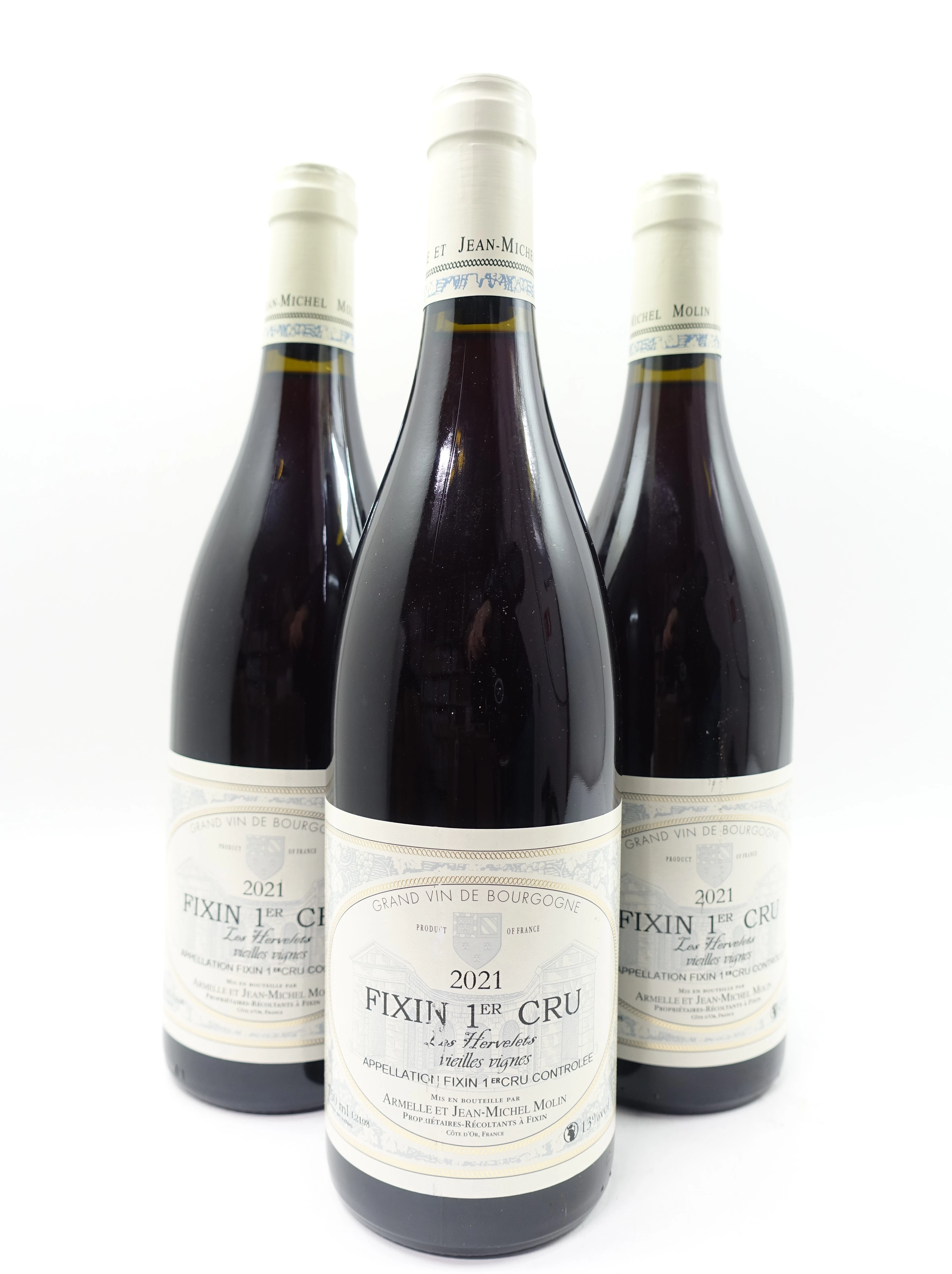 12 bts FIXIN 2021 1er cru Vieille vignes. Les Hervelets. Armelle et