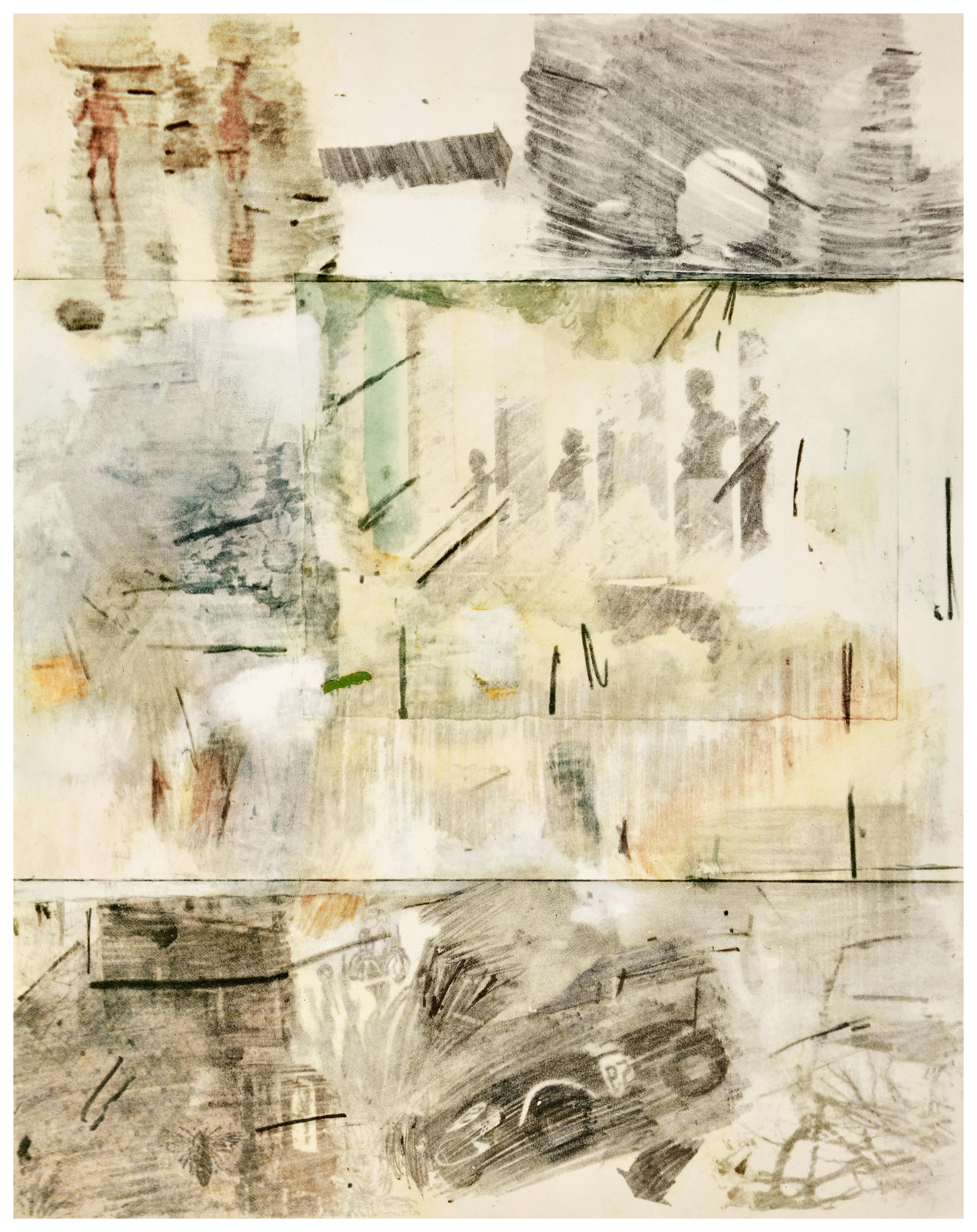 Robert RAUSCHENBERG (1925 - 2008) L'Enfer de Dante - 1965