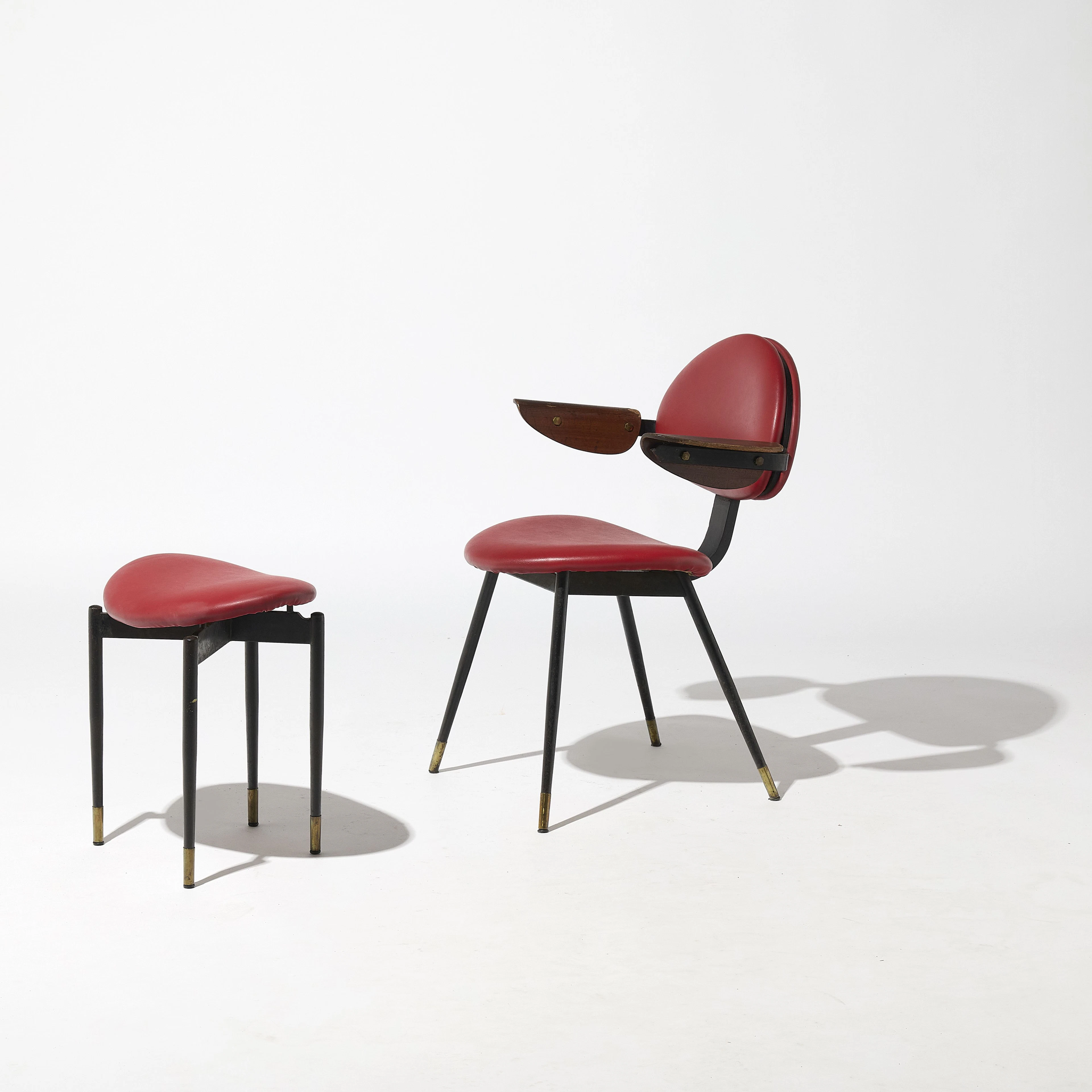 Fauteuil et ottoman « Lutario » – 1959