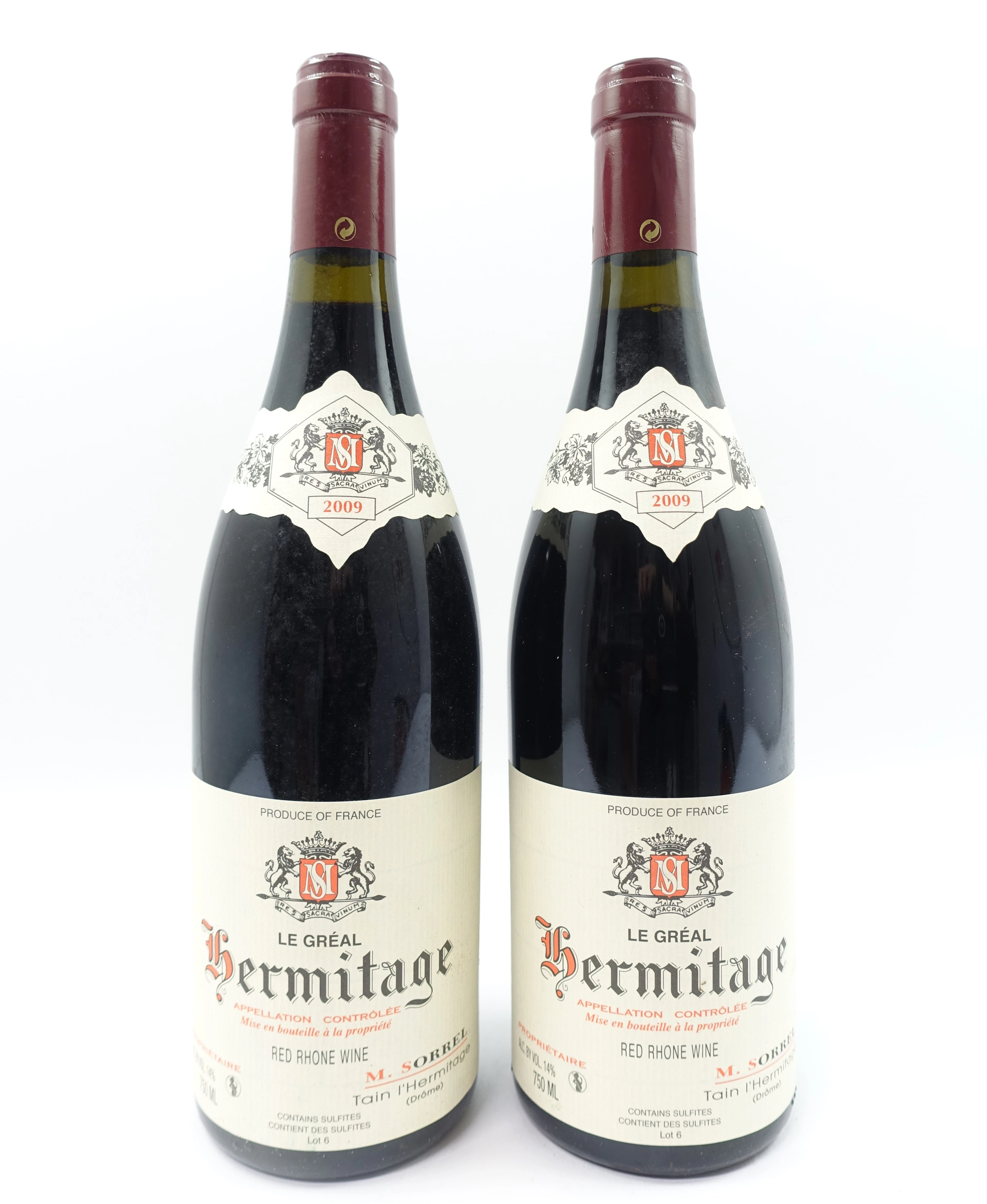 6 bts HERMITAGE 2009 Le Gréal. M.Sorrel