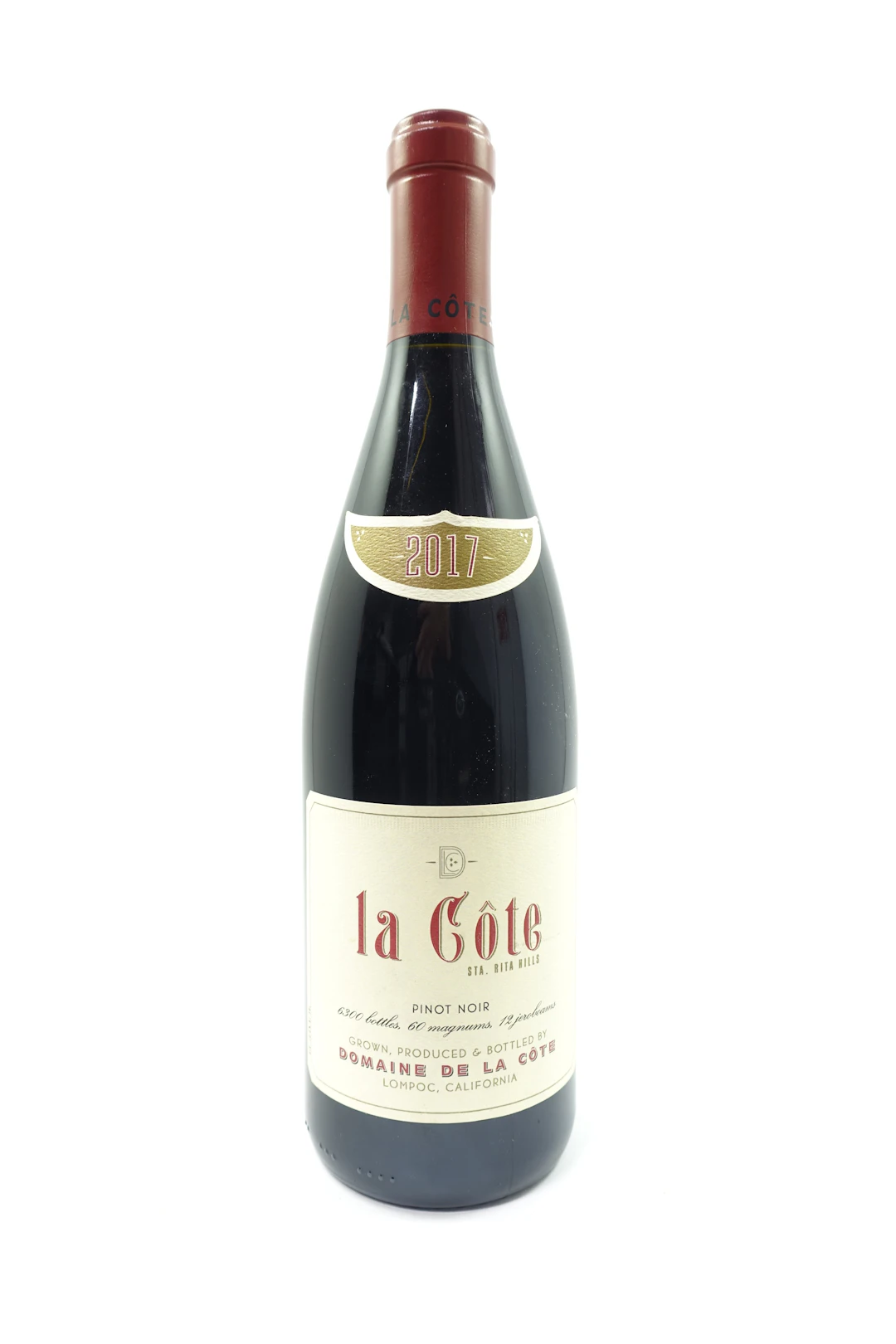 1 bt ETATS UNIS - LA COTE 2017 Pinot Noir. Lompoc Californie. Domaine