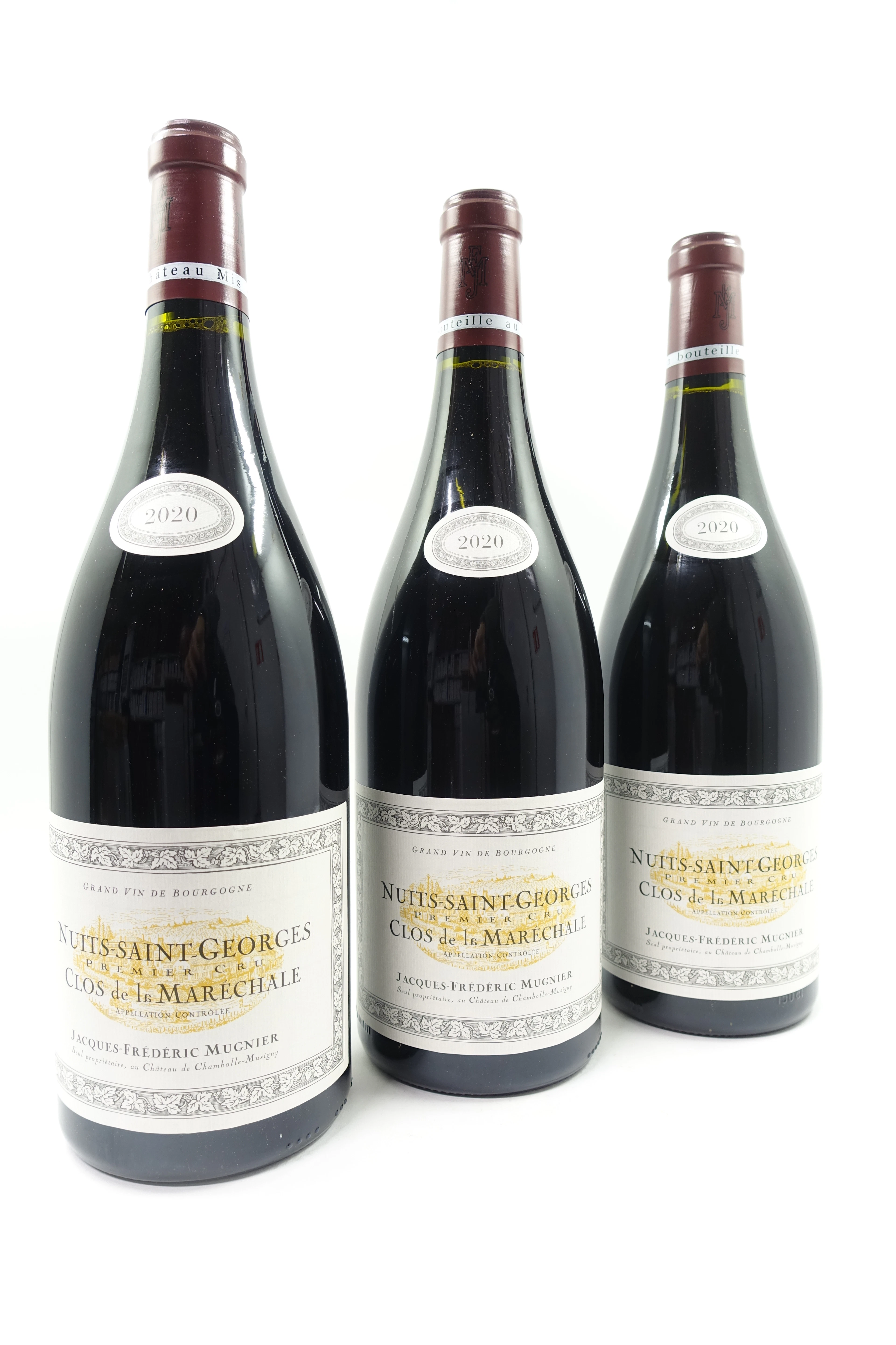 3 mags NUITS SAINT GEORGES 2020 1er Cru Clos de la Maréchale. Jacques-Frédéric