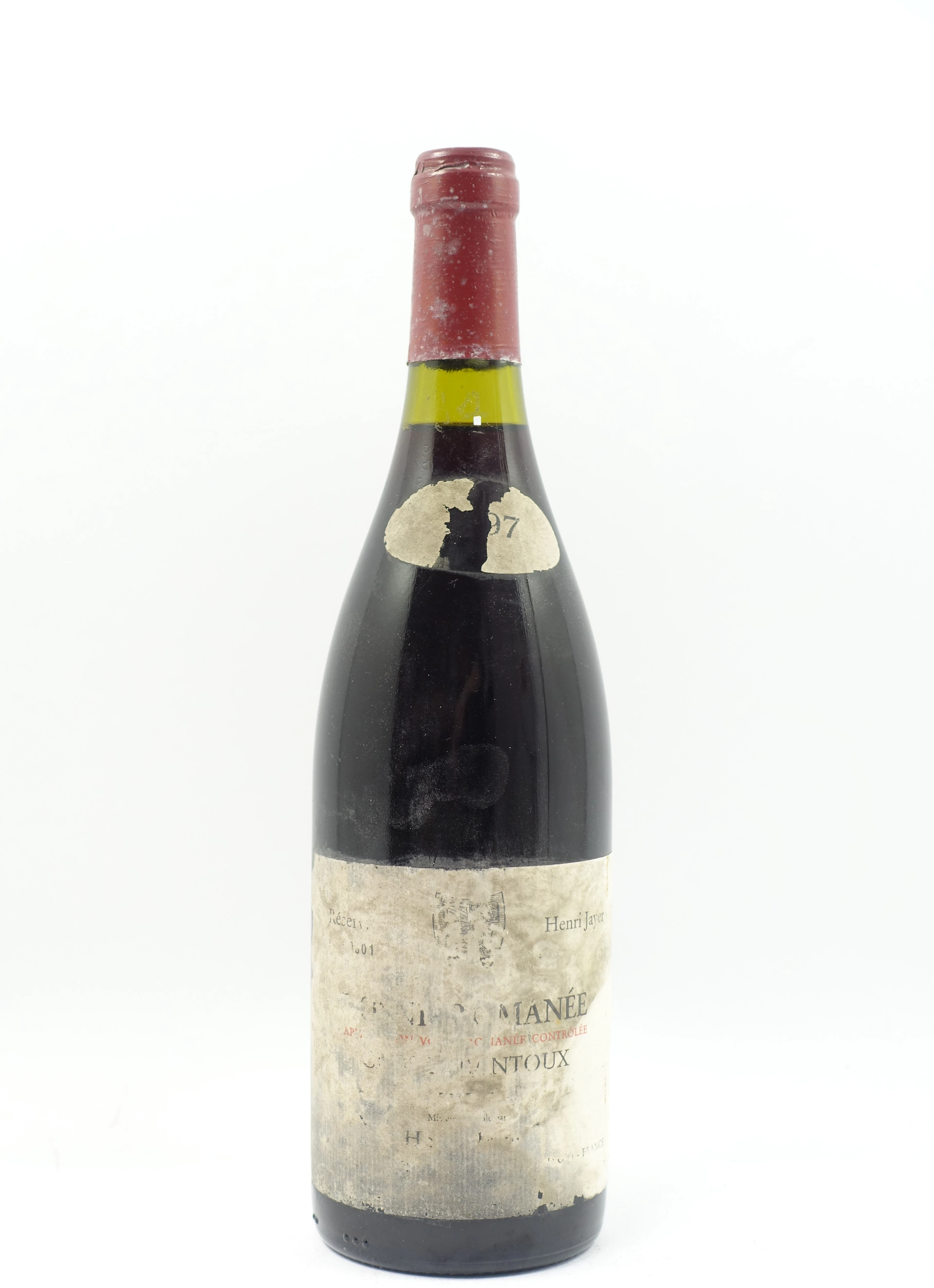 1 bt VOSNE ROMANEE 1997 1er cru Cros Parentoux. Henri Jayer