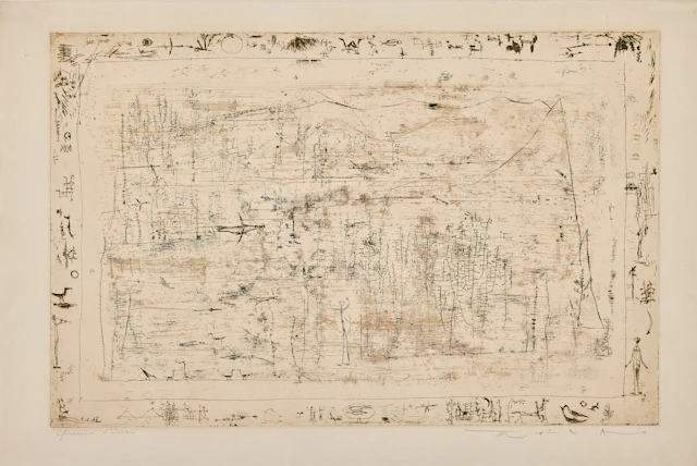 ZAO WOU-KI 1920-2013 Flore et faune - 1951