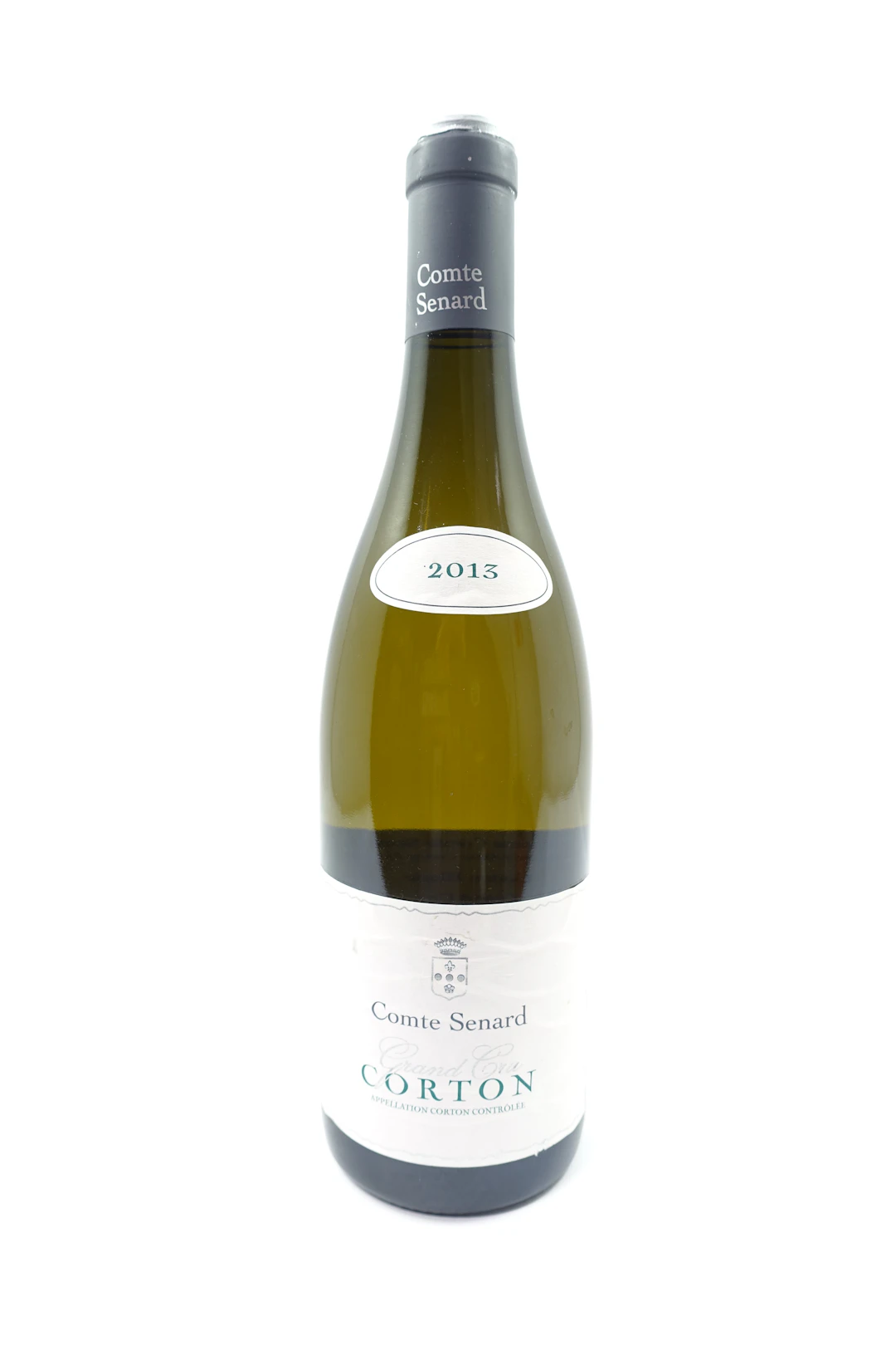 1 bt CORTON 2013 (blanc) Grand Cru. Comte Senart