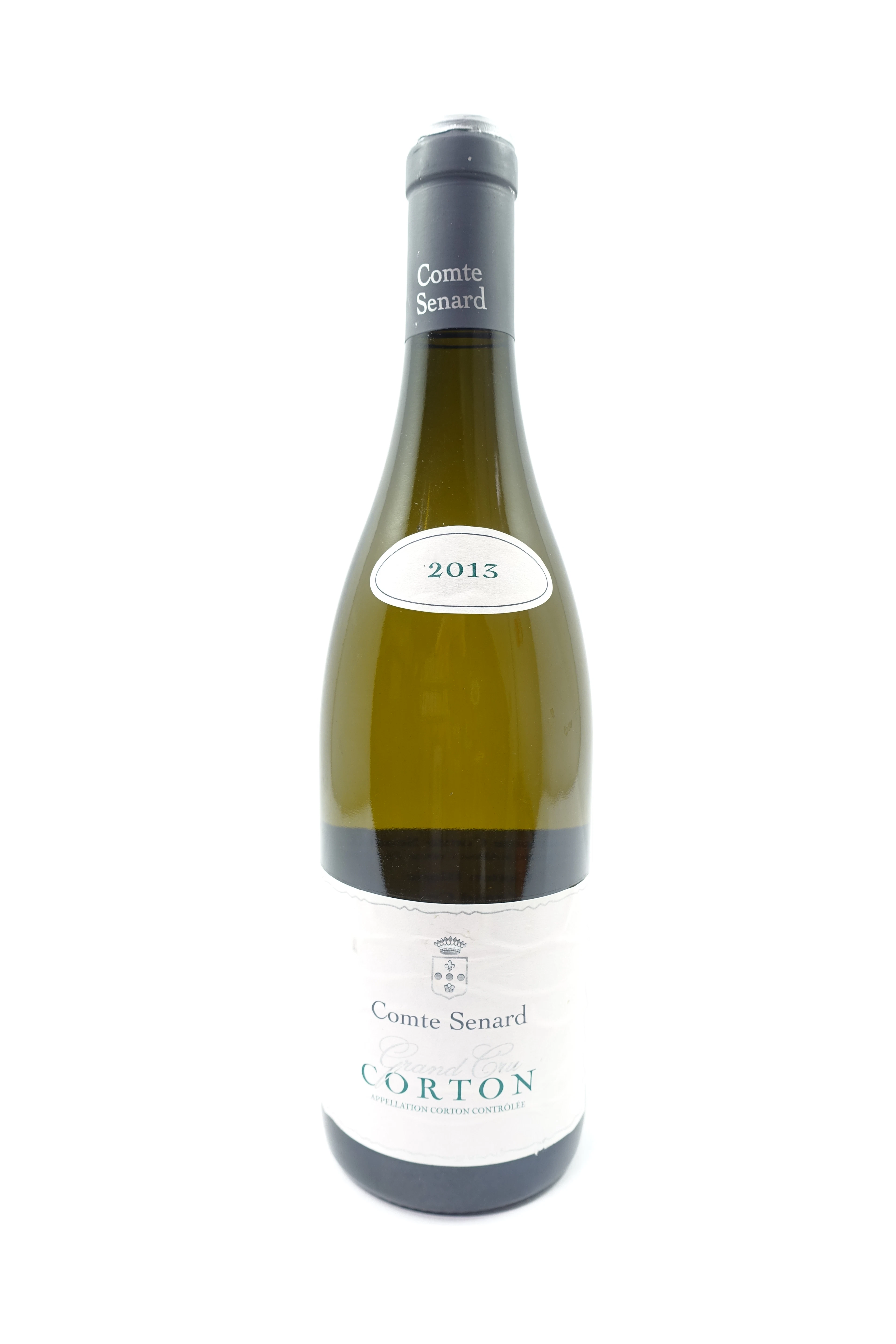 1 bt CORTON 2013 (blanc) Grand Cru. Comte Senart