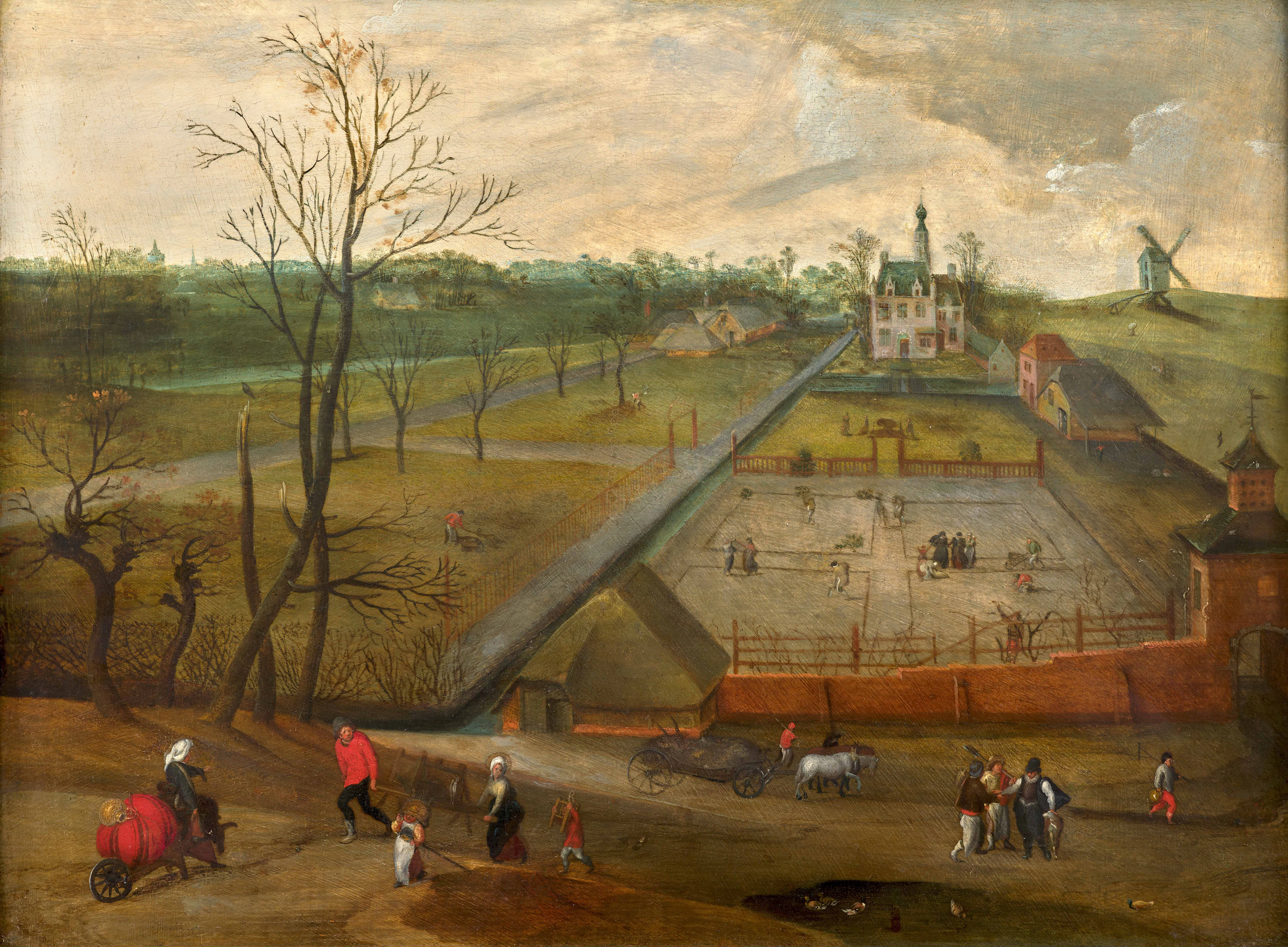 Jacob GRIMMER Anvers, 1525/1526 - 1590/1609 Le Printemps