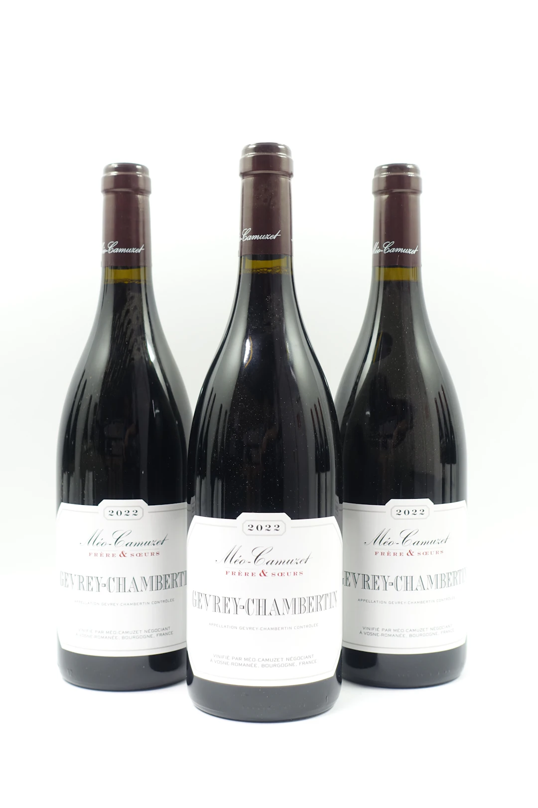 3 bts GEVREY CHAMBERTIN 2022 Méo Camuzet Frère & Soeurs
