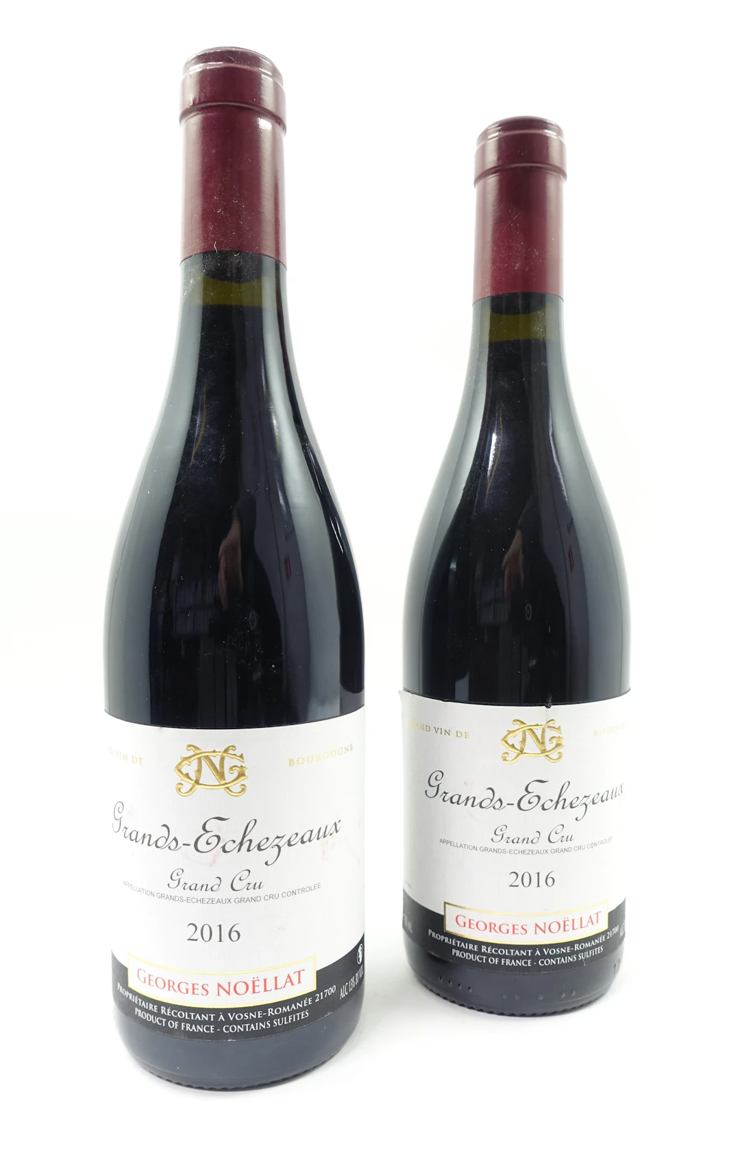 2 bts GRANDS ECHEZEAUX 2016 Grand Cru. Georges Noellat