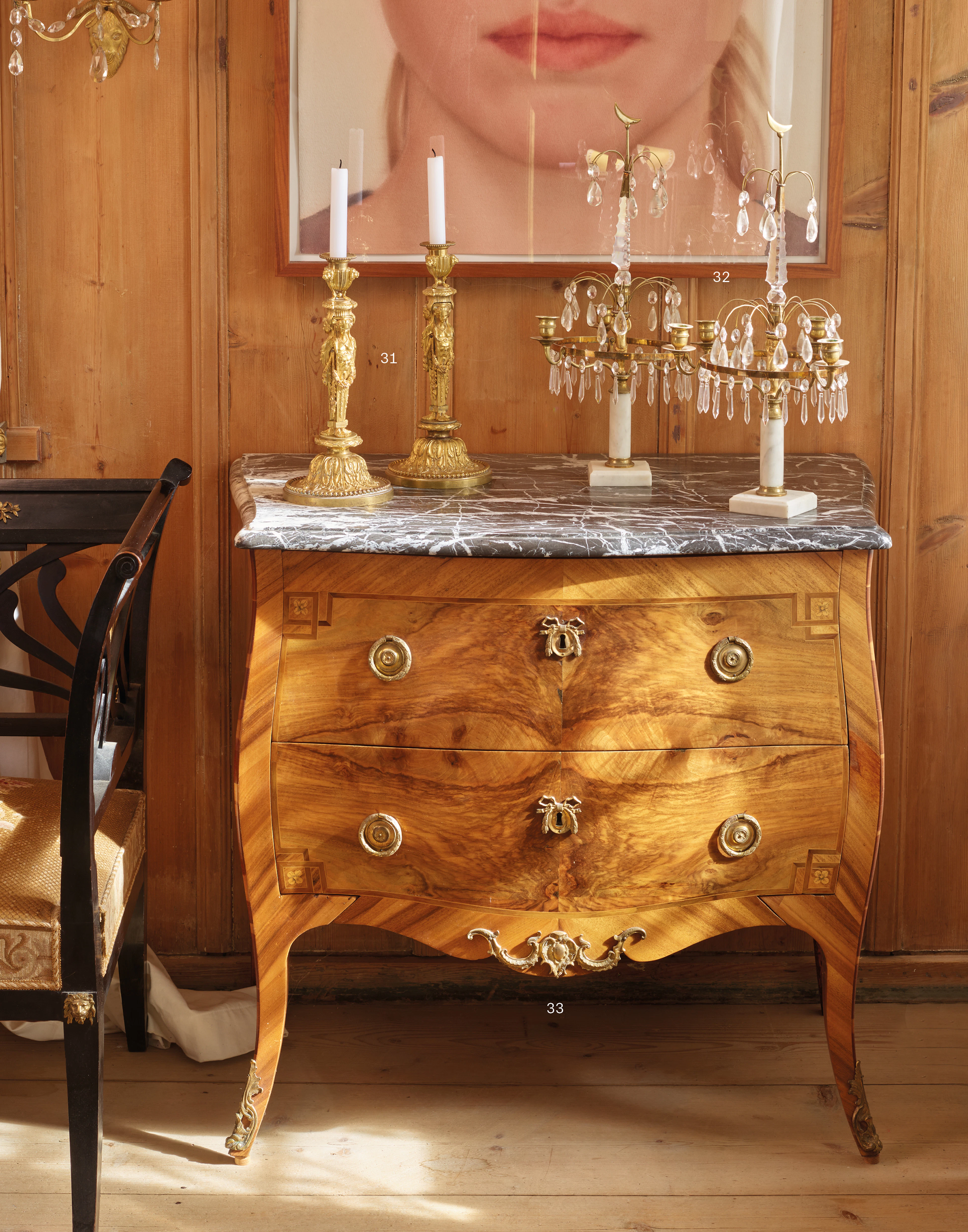 COMMODE SUISSE DE LA DEUXIÈME MOITIÉ DU XVIIIe SIÈCLE, BERNE