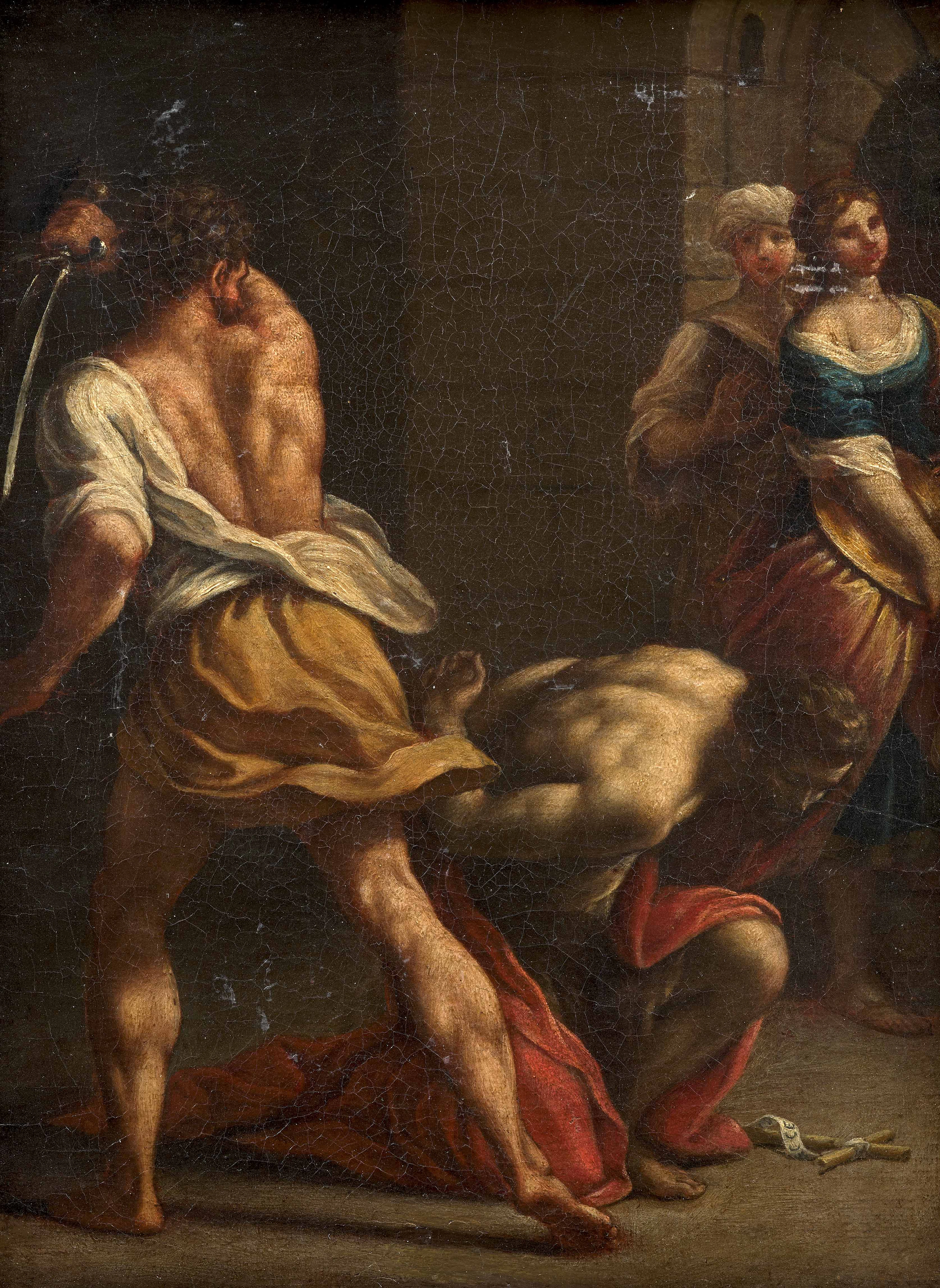 Attribué à Francesco COZZA Stilo, vers 1605 - Rome, 1682 La décollation
