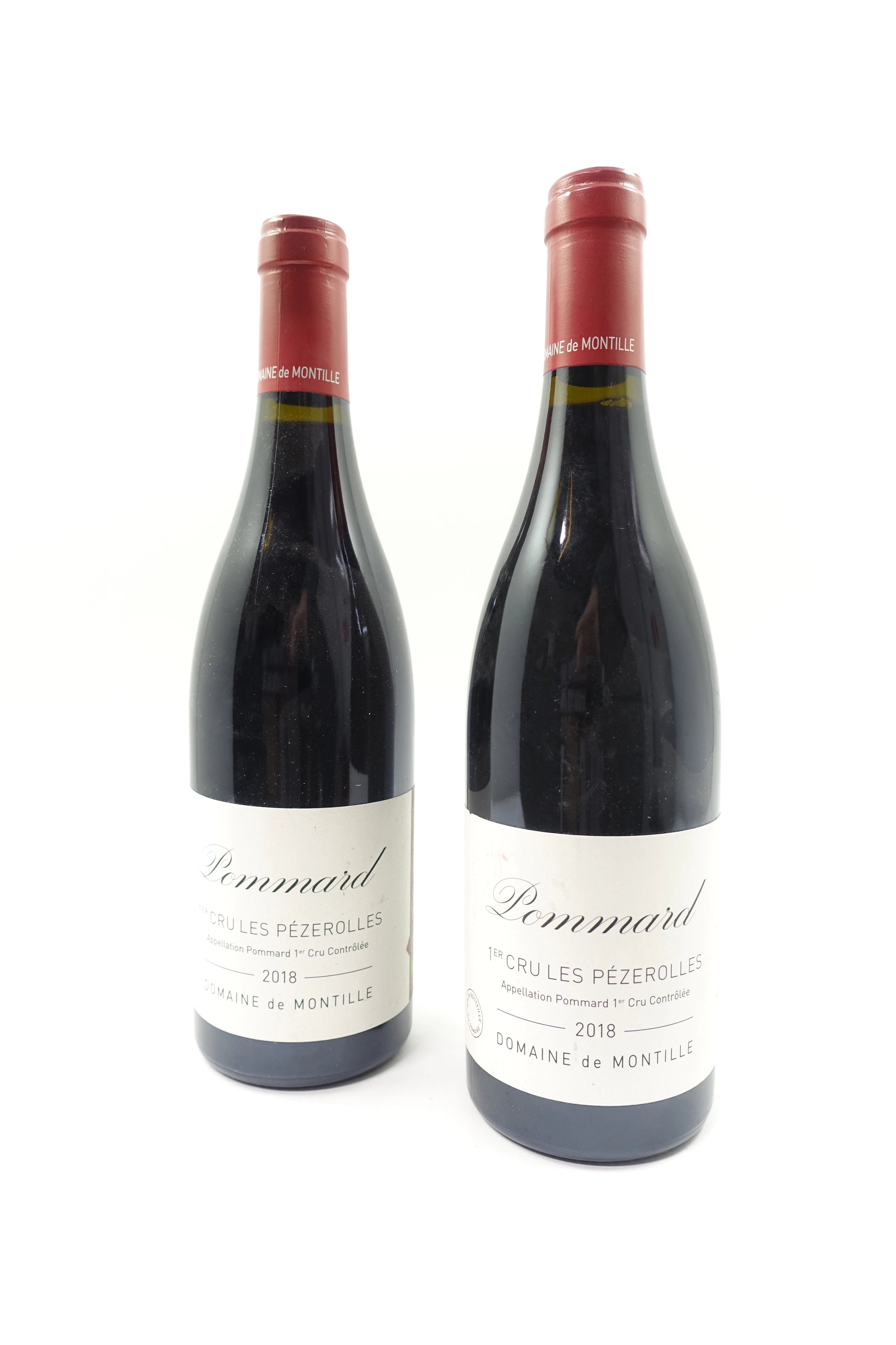 2 bts POMMARD 2018 1er Cru Pézerolles. Domaine de Montille