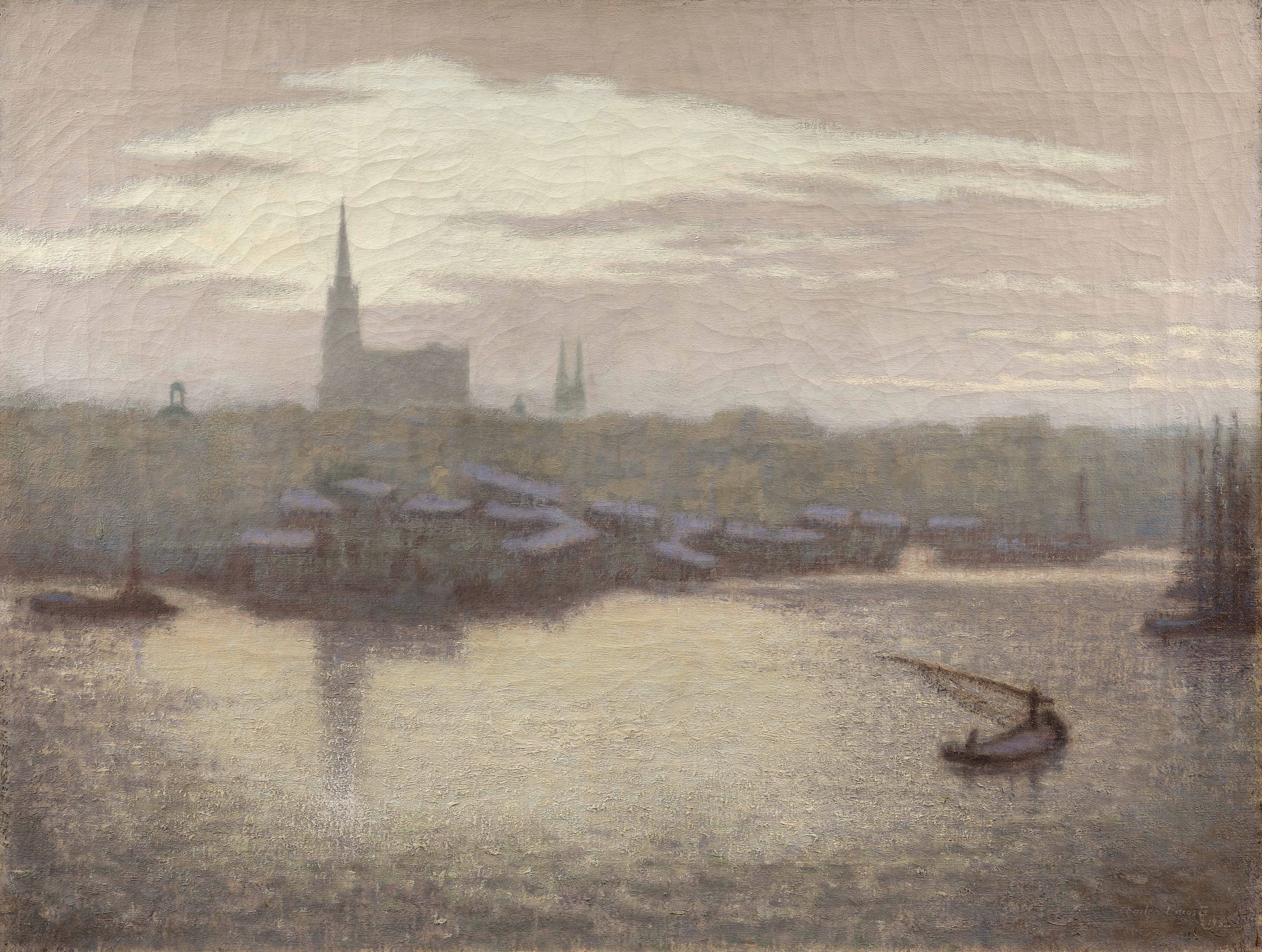 Vue de la Garonne, quai de la Monnaie, Bordeaux - 1932