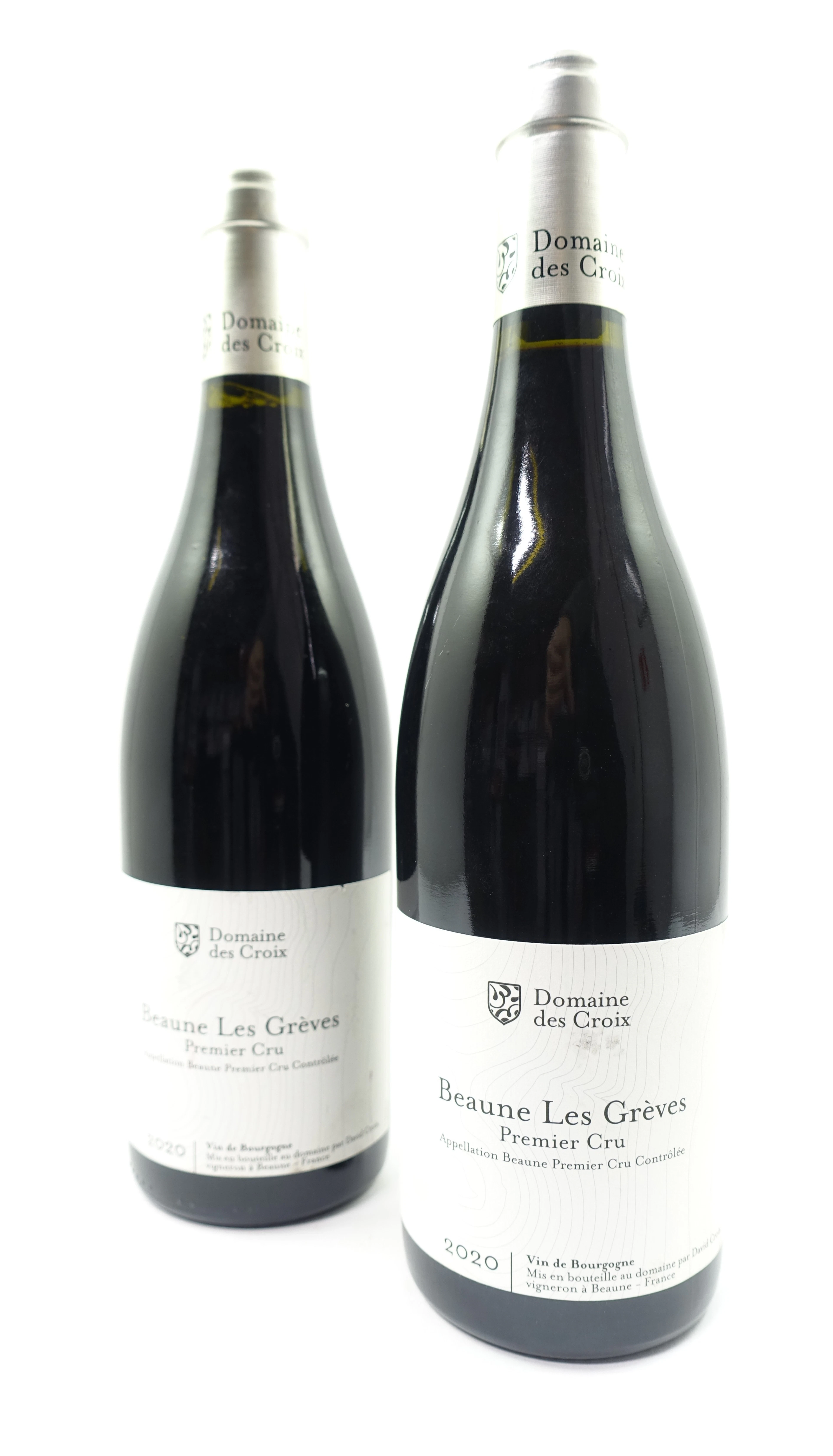 2 bts BEAUNE 2020 (rouge) 1er Cru Les Grèves. Domaine des Croix