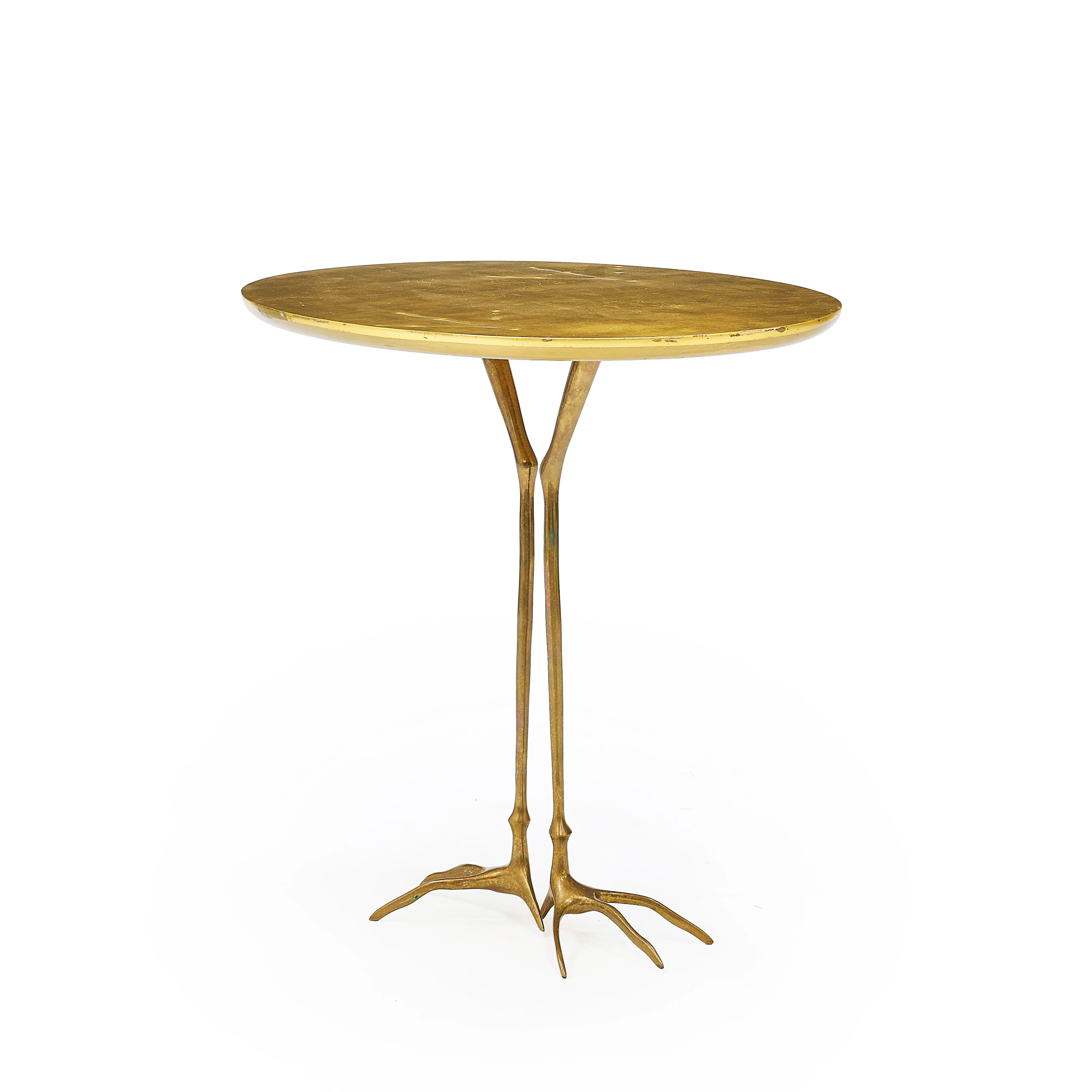 Pair of “Traccia” side tables from the “Ultramobile” collection -
