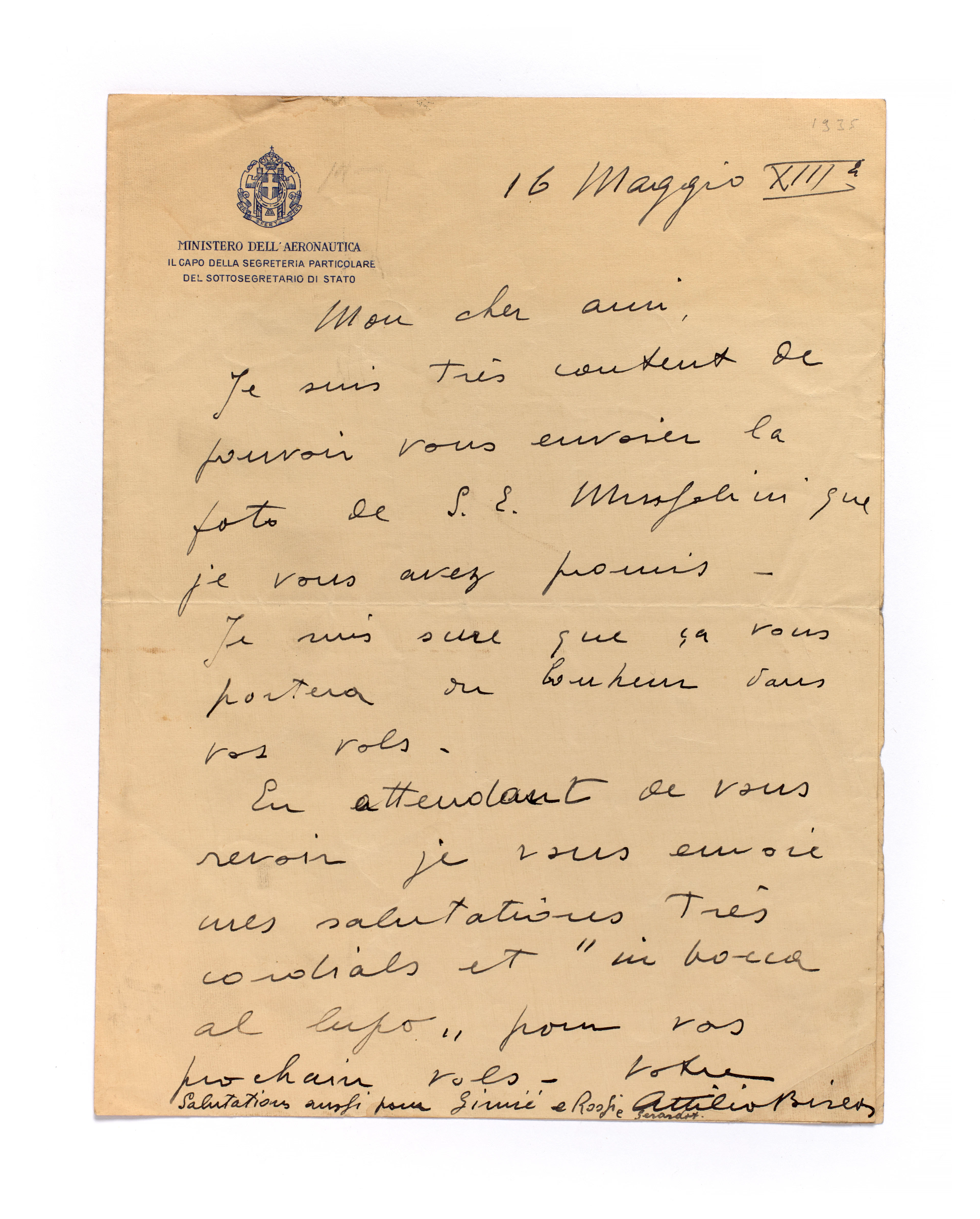 BISEO Attilio (1901-1966) général d’aviation italien.