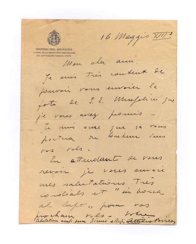 BISEO Attilio (1901-1966) général d’aviation italien.