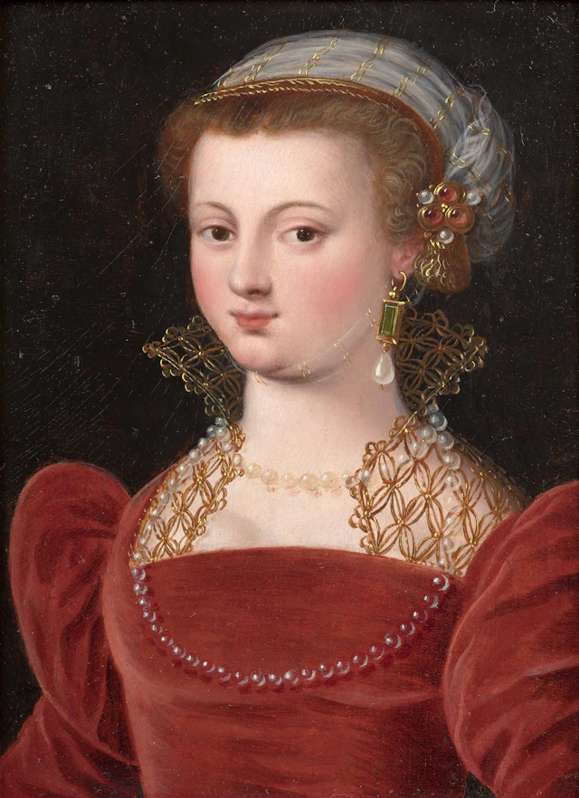 Ecole française de la fin du XVIe siècle Portrait d'une dame de qualité