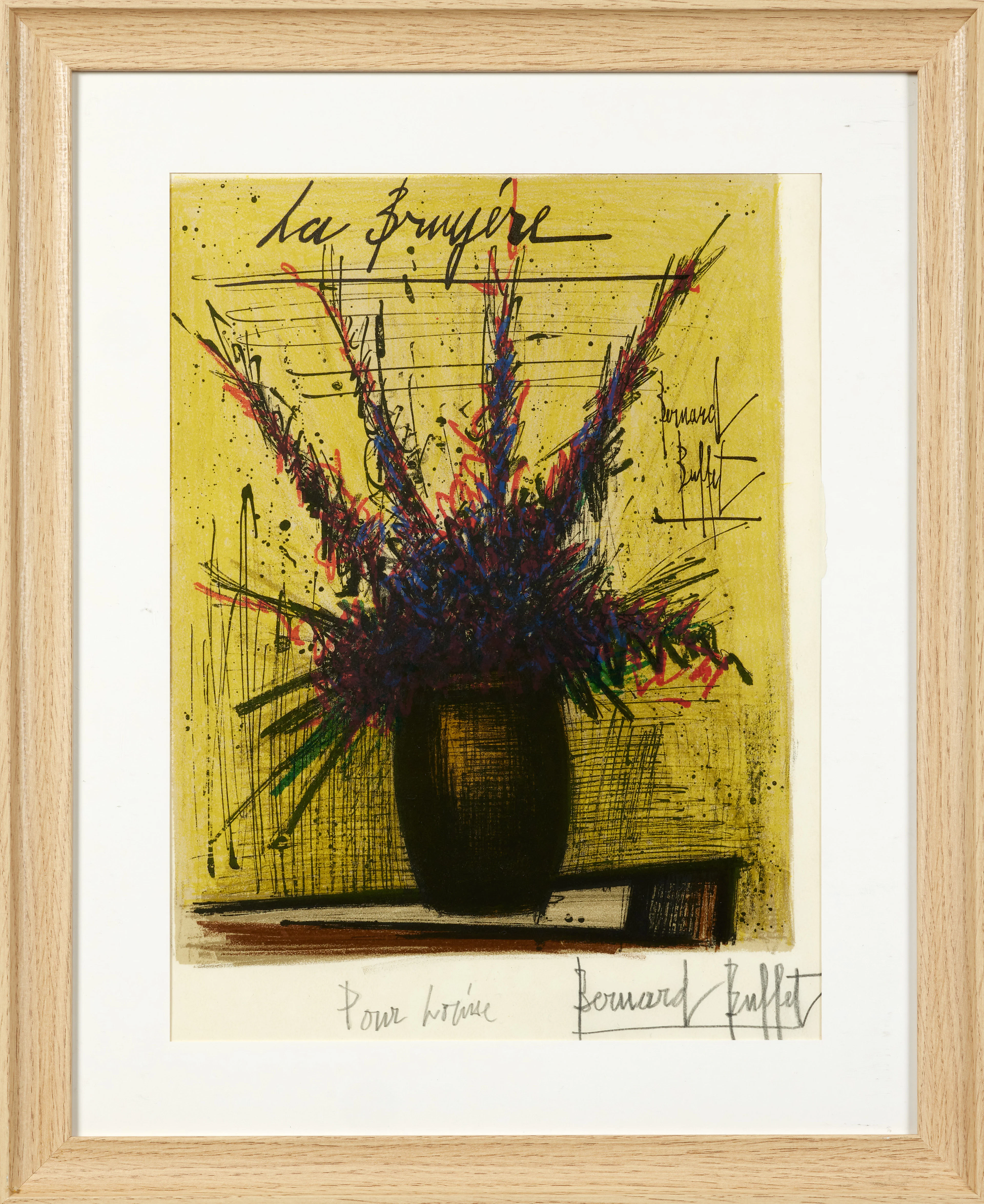 Bernard BUFFET 1928 - 1999 La Bruyère - 1966