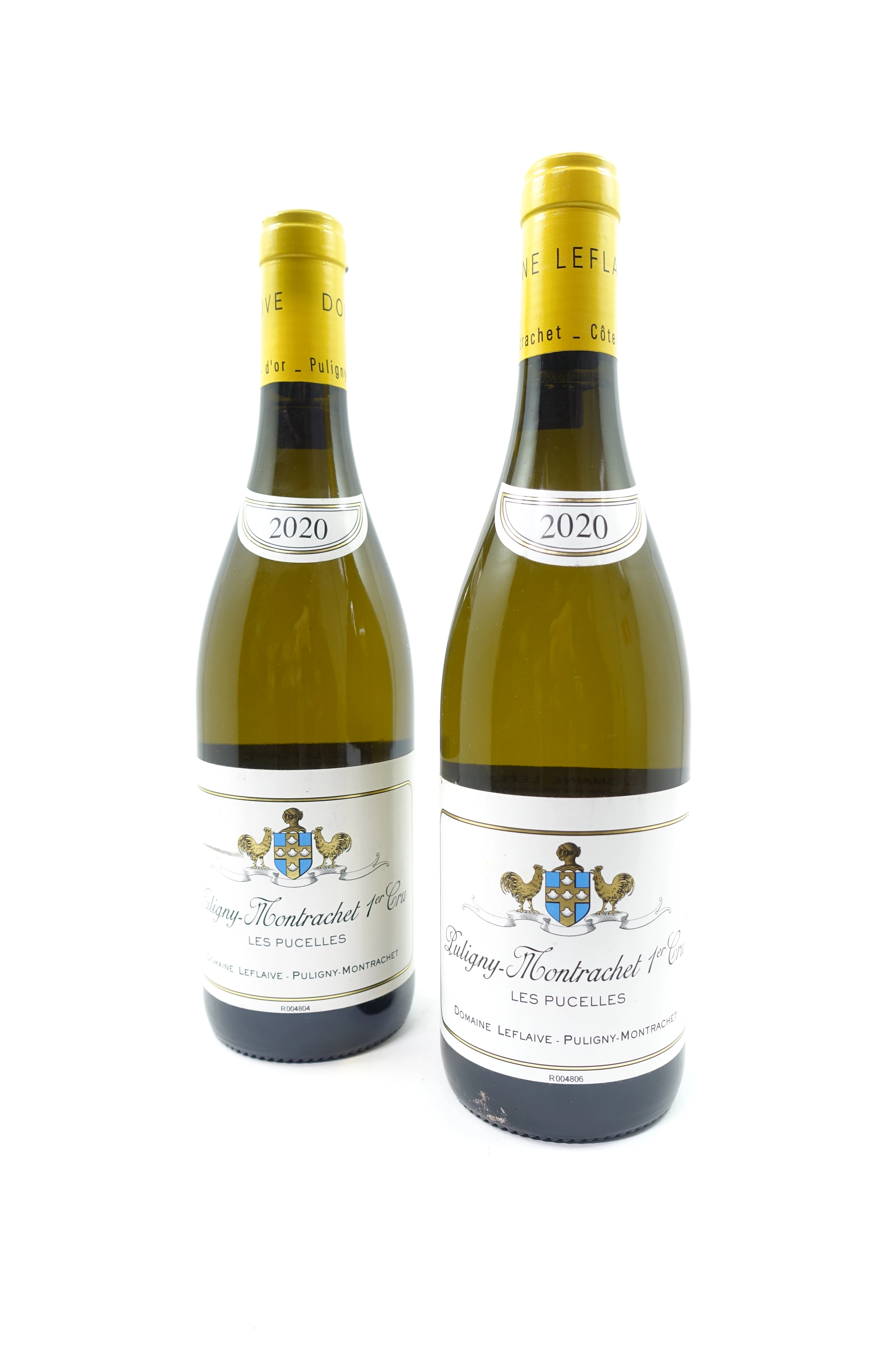 2 bts PULIGNY MONTRACHET 2020 1er Cru Les Pucelles. Domaine Leflaive