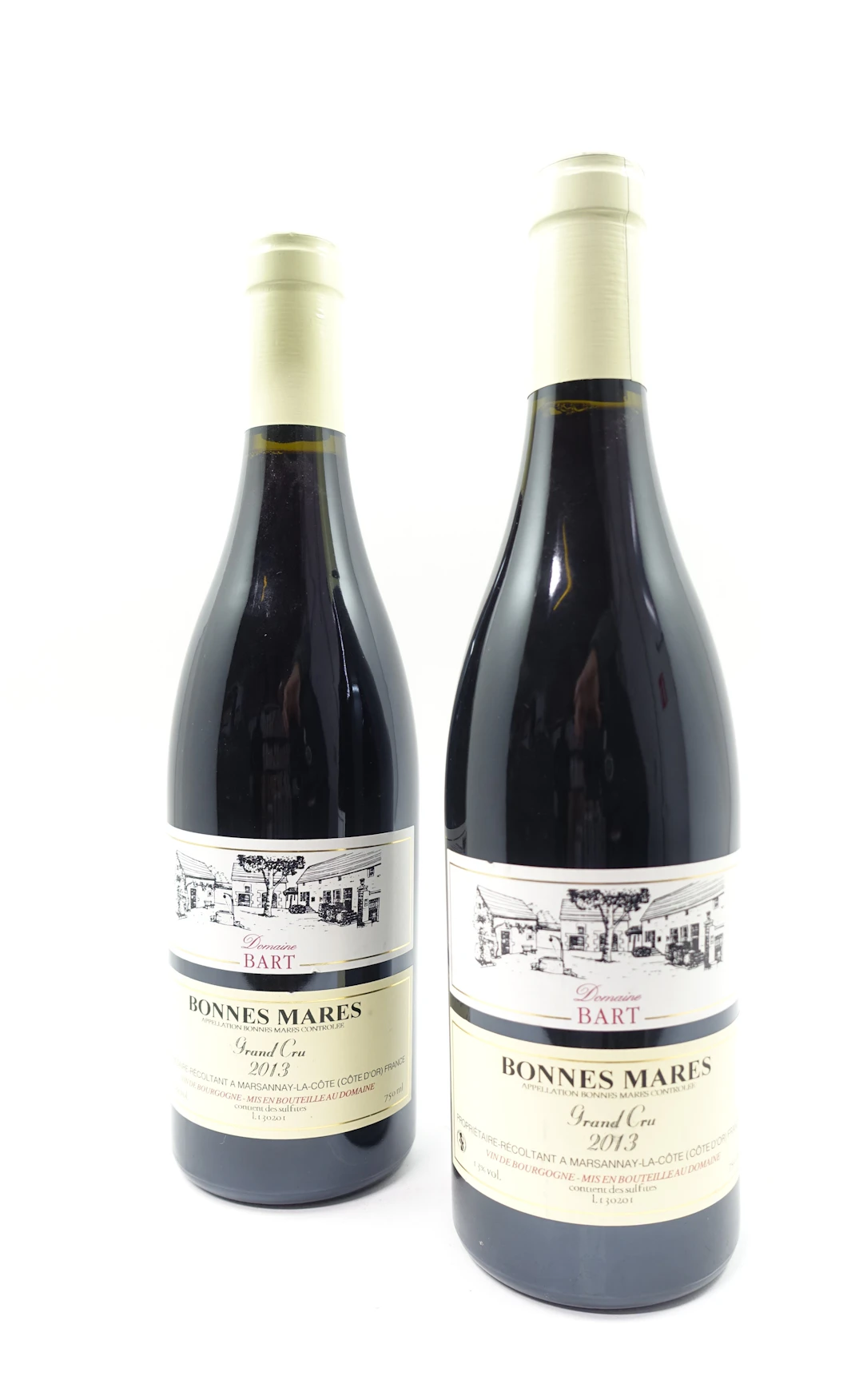 2 bts BONNES MARES 2013 Grand Cru. Domaine Bart