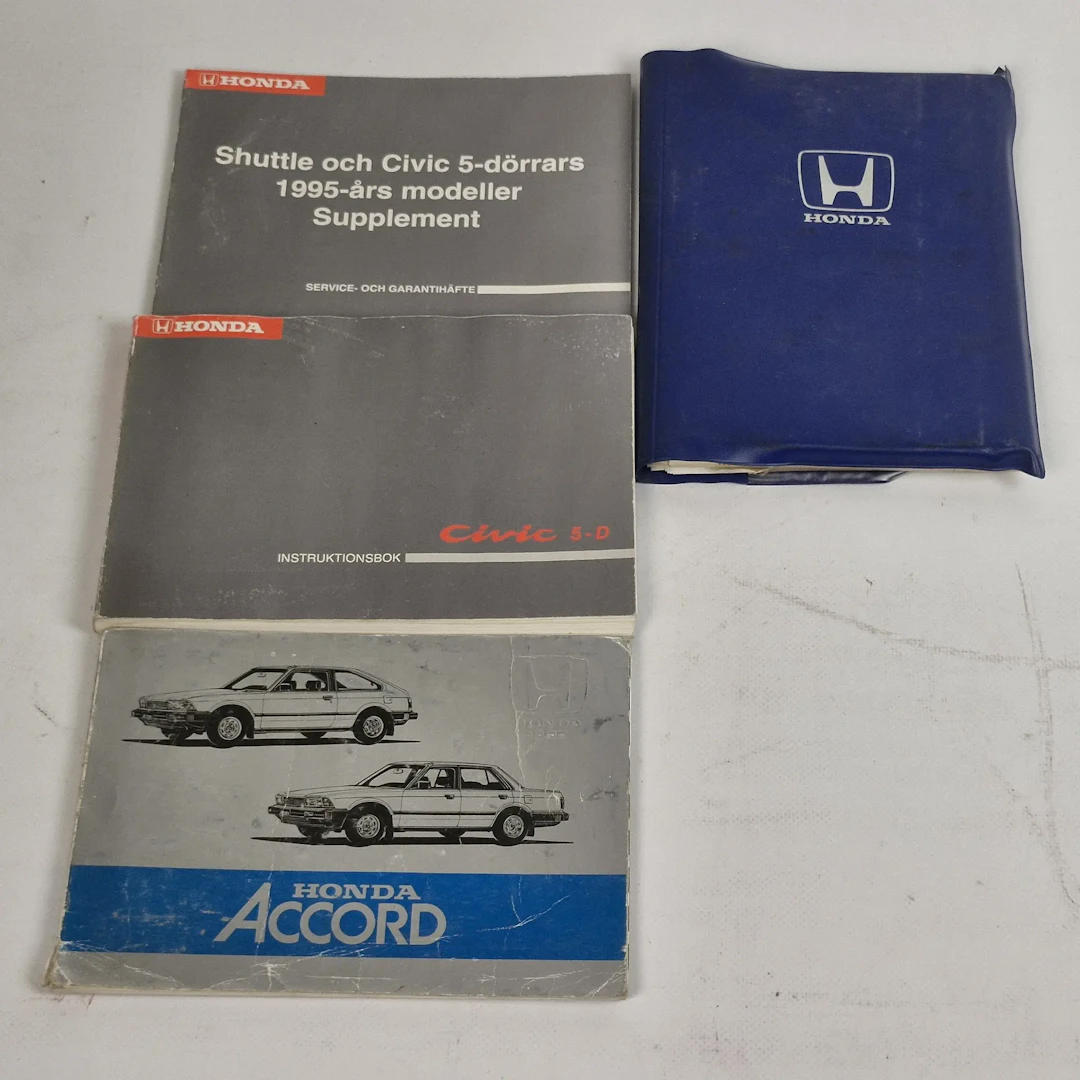 Parti Honda instruktionsböcker & servicehäften - Accord & Civic - Samling