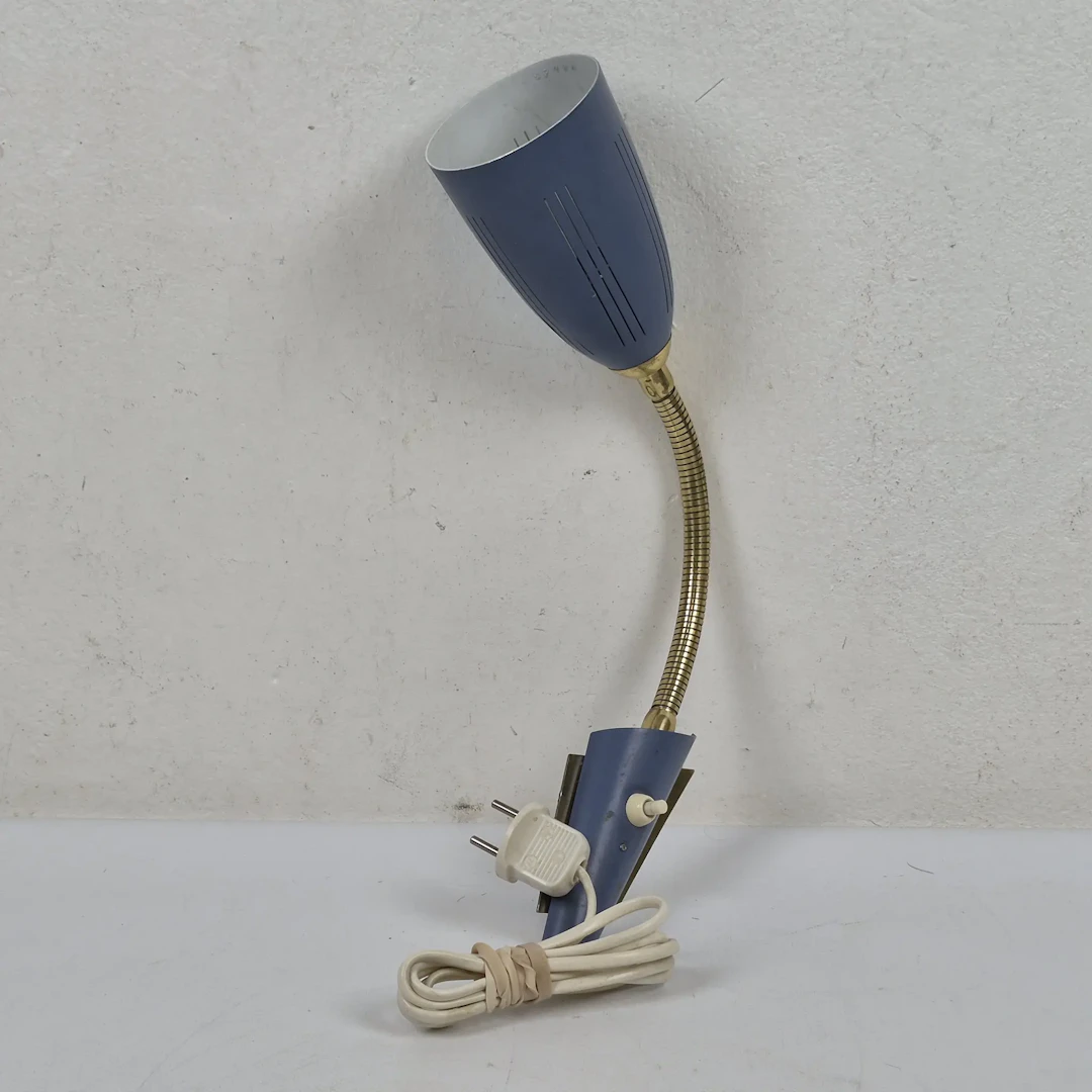 Väggmonterad läslampa - Lampa - Belysning - Vägglampa - Sänglampa - 1950 tal