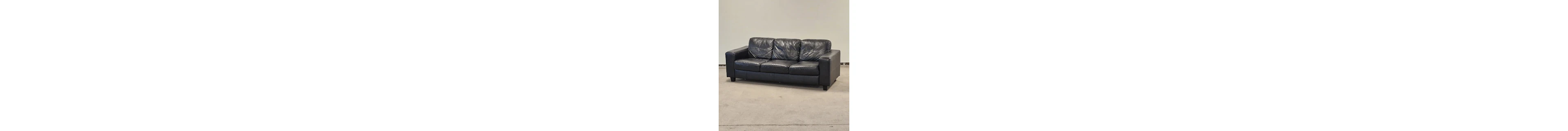 Soffa i läder - Skogaby - IKEA - 3-sitsig lädersoffa