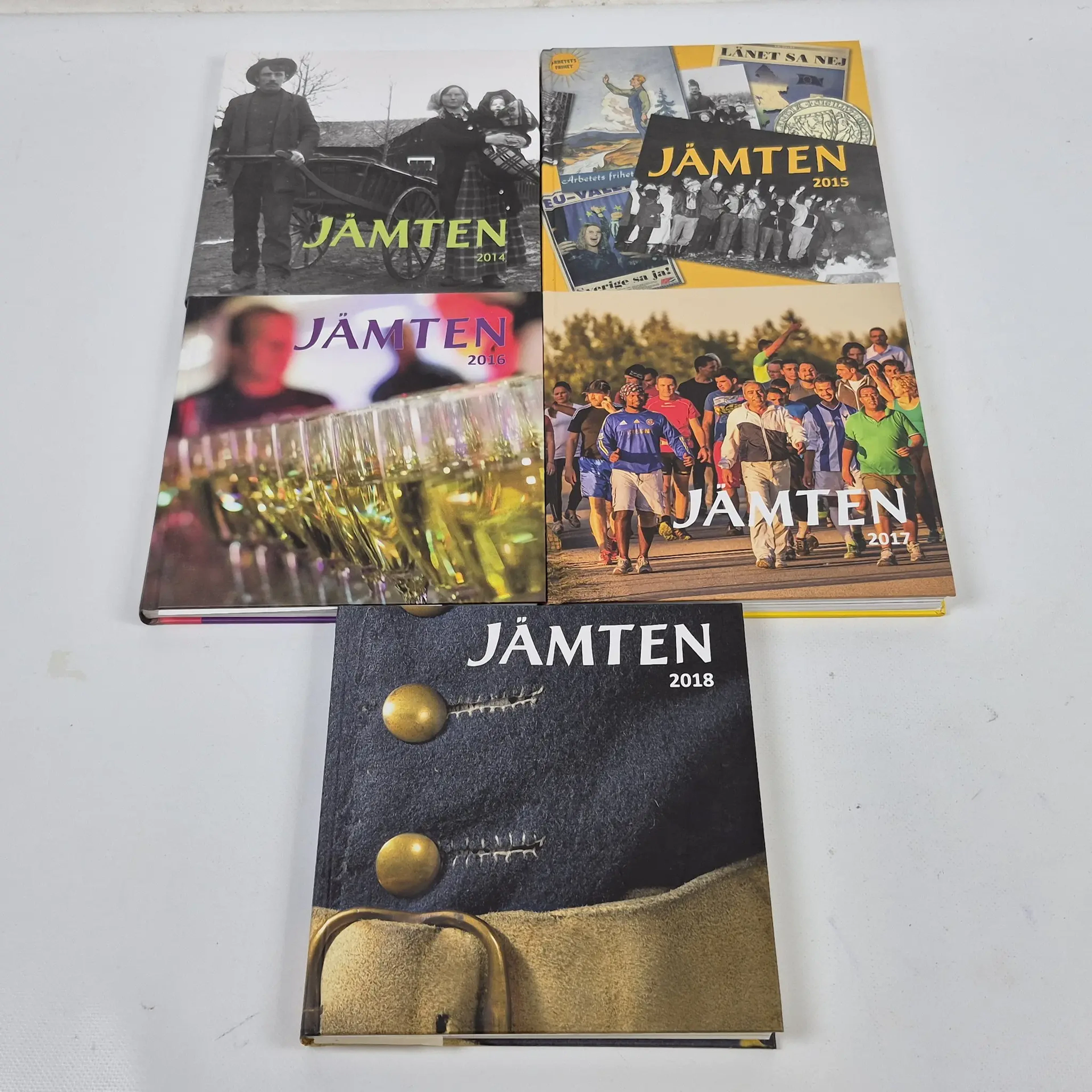 5st. Böcker av "Jämten" - 2014-2018 - Jämtland