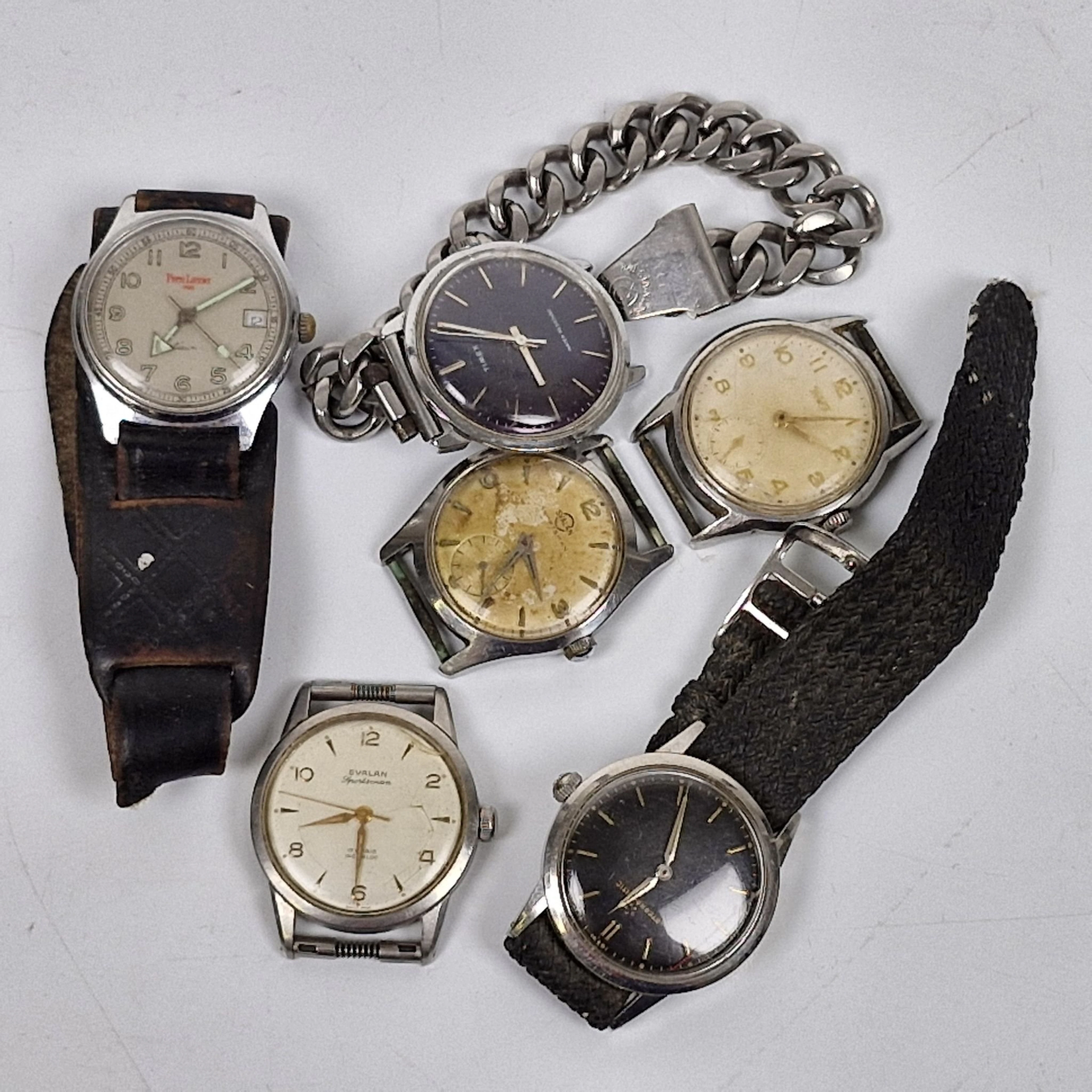 Parti armbandsur & boetter - SVALAN, ETERNA & Pierre Lannier, mm.