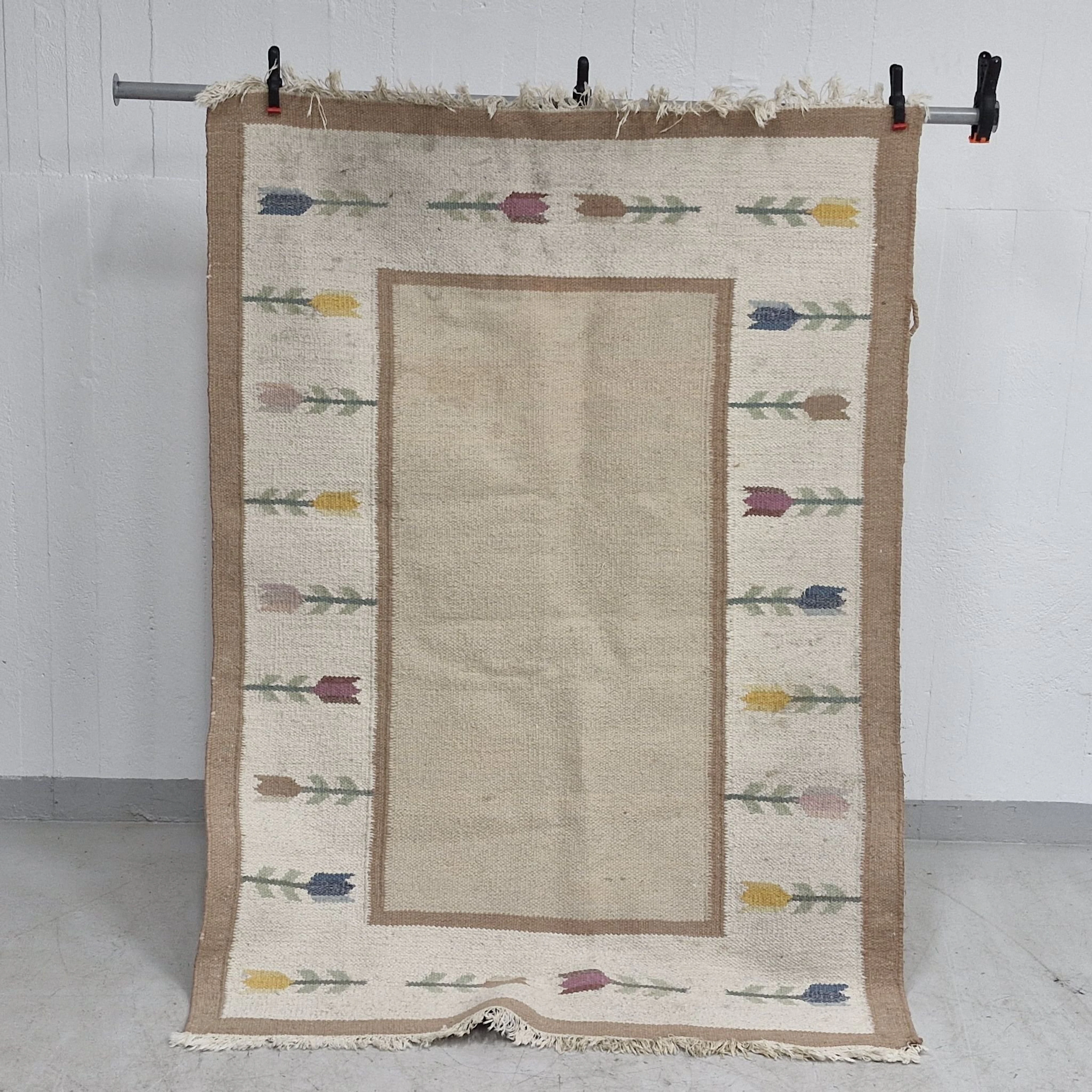 Röllakanmatta - 192 x 137 cm - Matta - Rölakan - Tulpaner