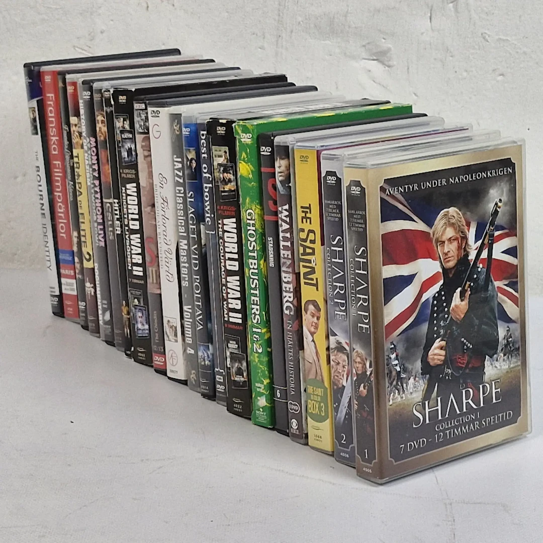 Parti film- & serie DVD-titlar - Filmer & dokumentärer - Samling